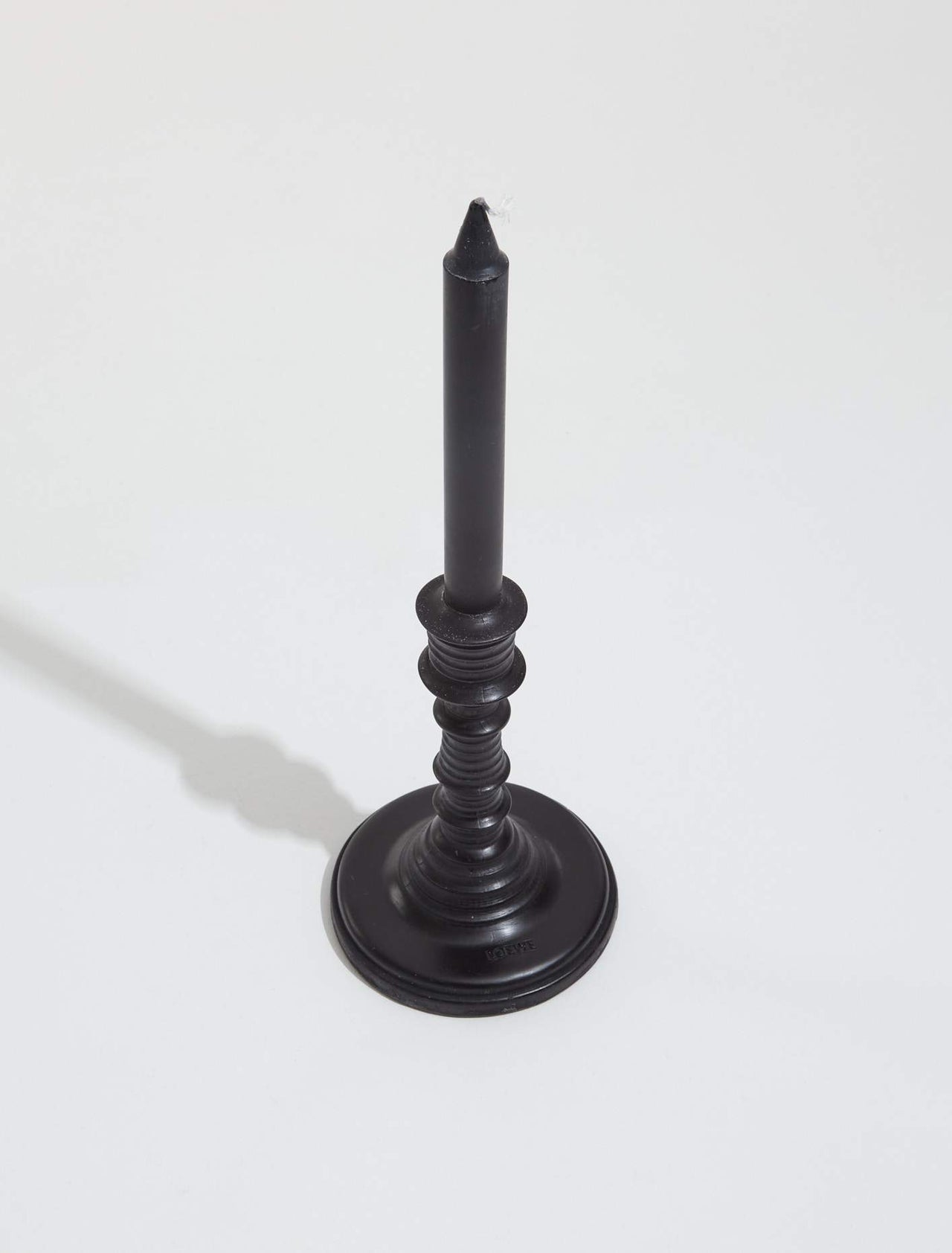 Liquorice Wax Candleholder