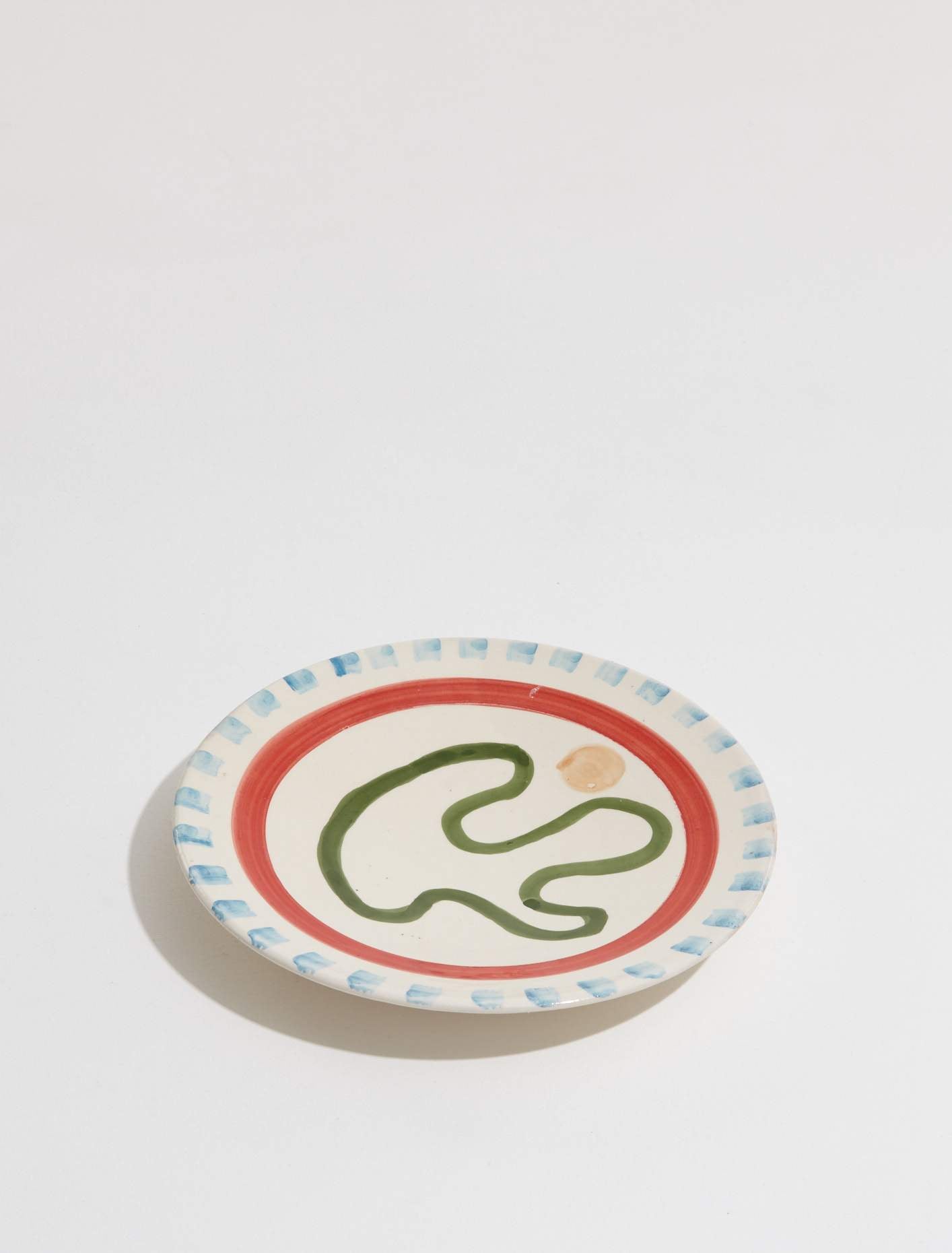 Handpainted Plate "A la Plage Kelp"