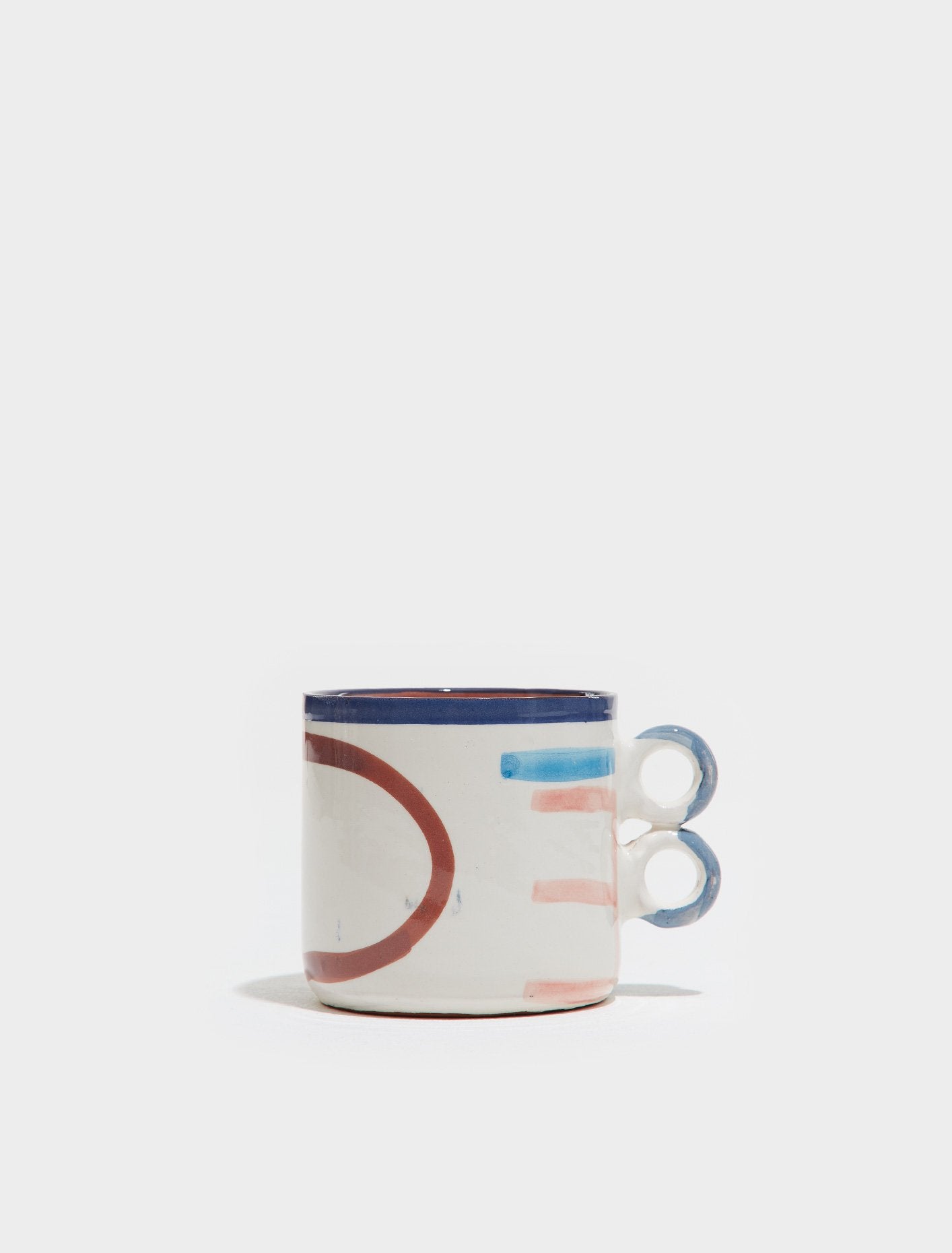 Handpainted Mug "Two Fingers 4"