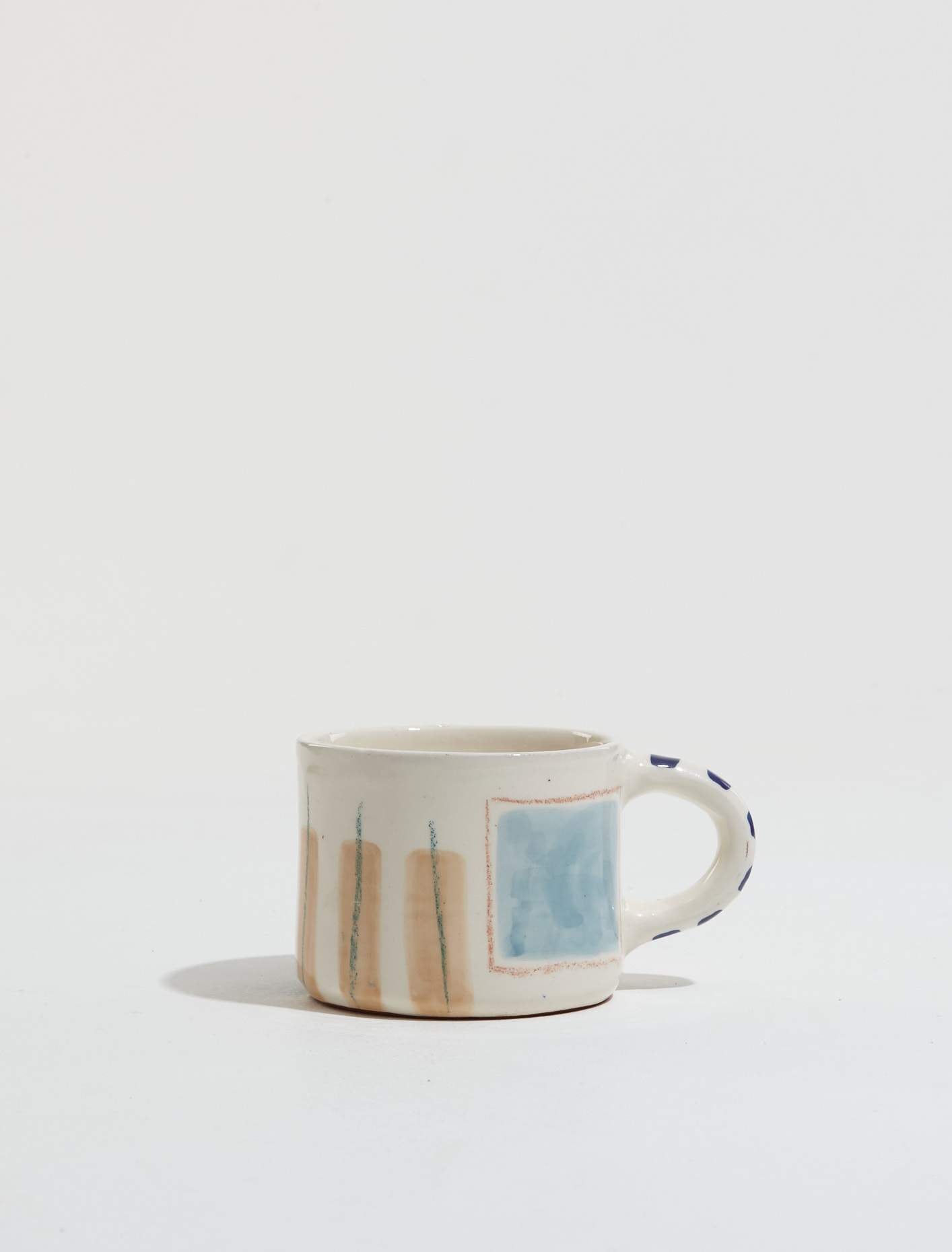 Handpainted Mug "Love Mug Blue Window"
