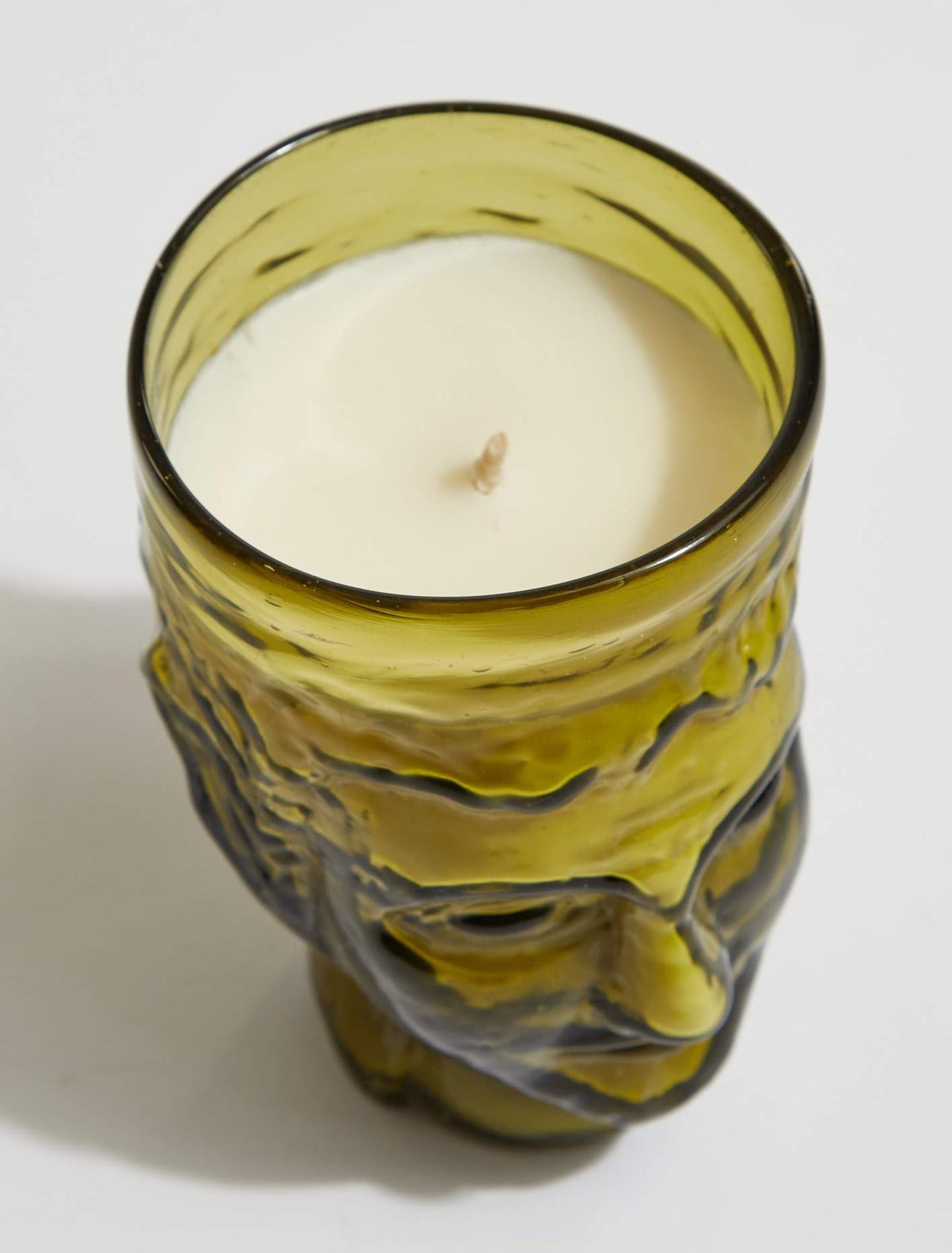 Tête Candle in Olive