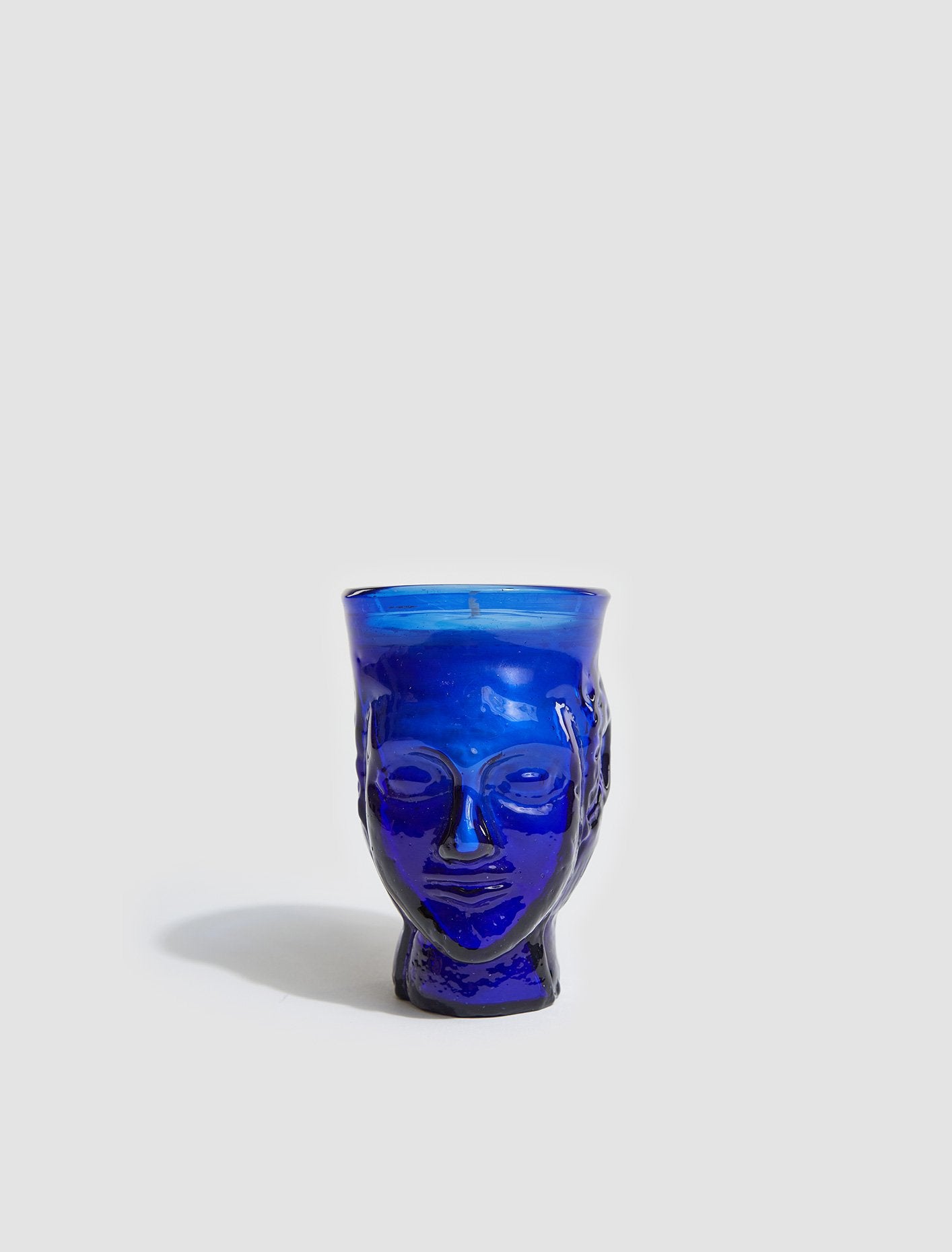 Tête Candle in Blue