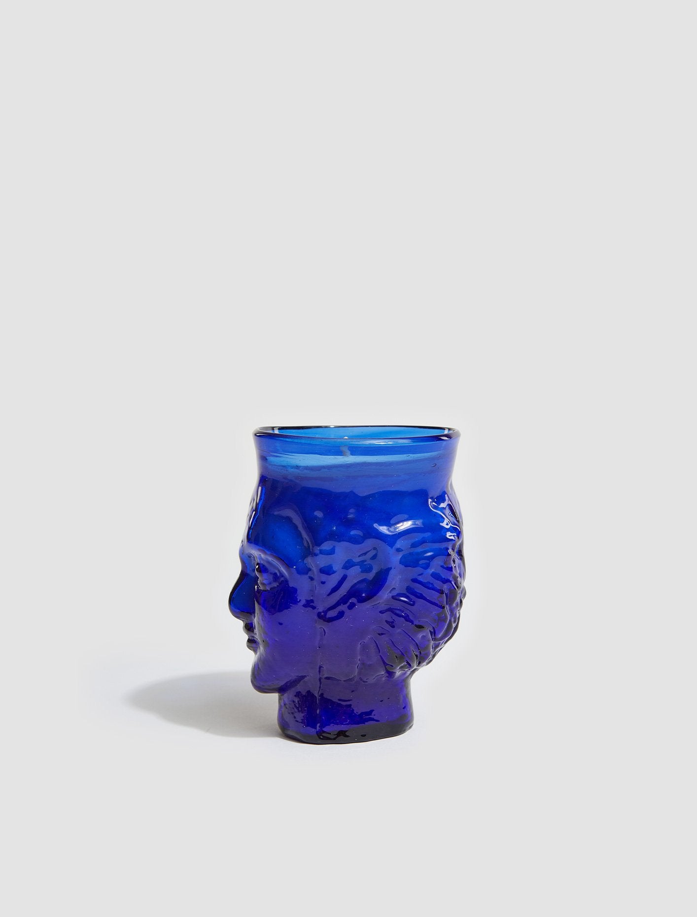 Tête Candle in Blue