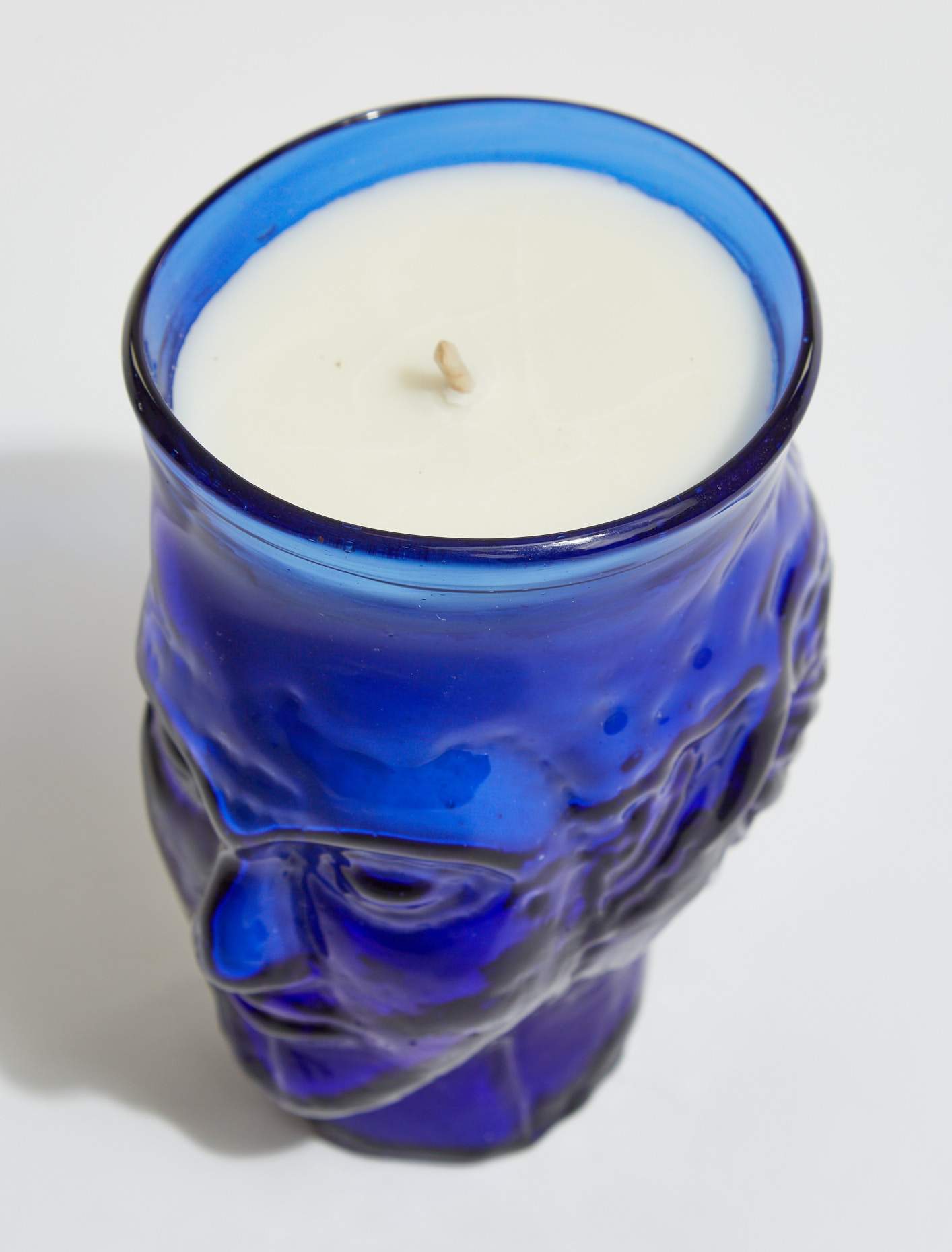 Tête Candle in Blue