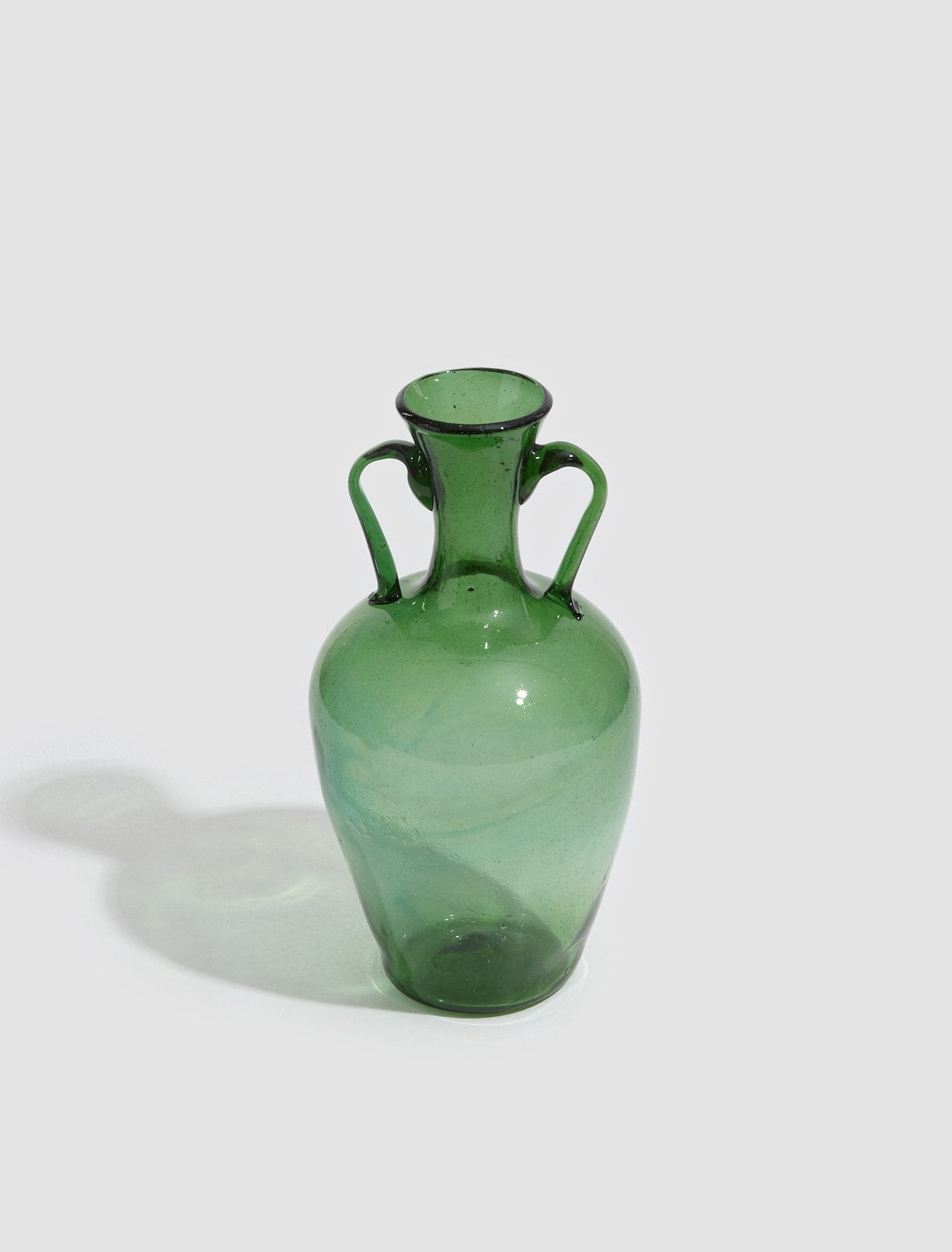 Amphora Vase in Emerald