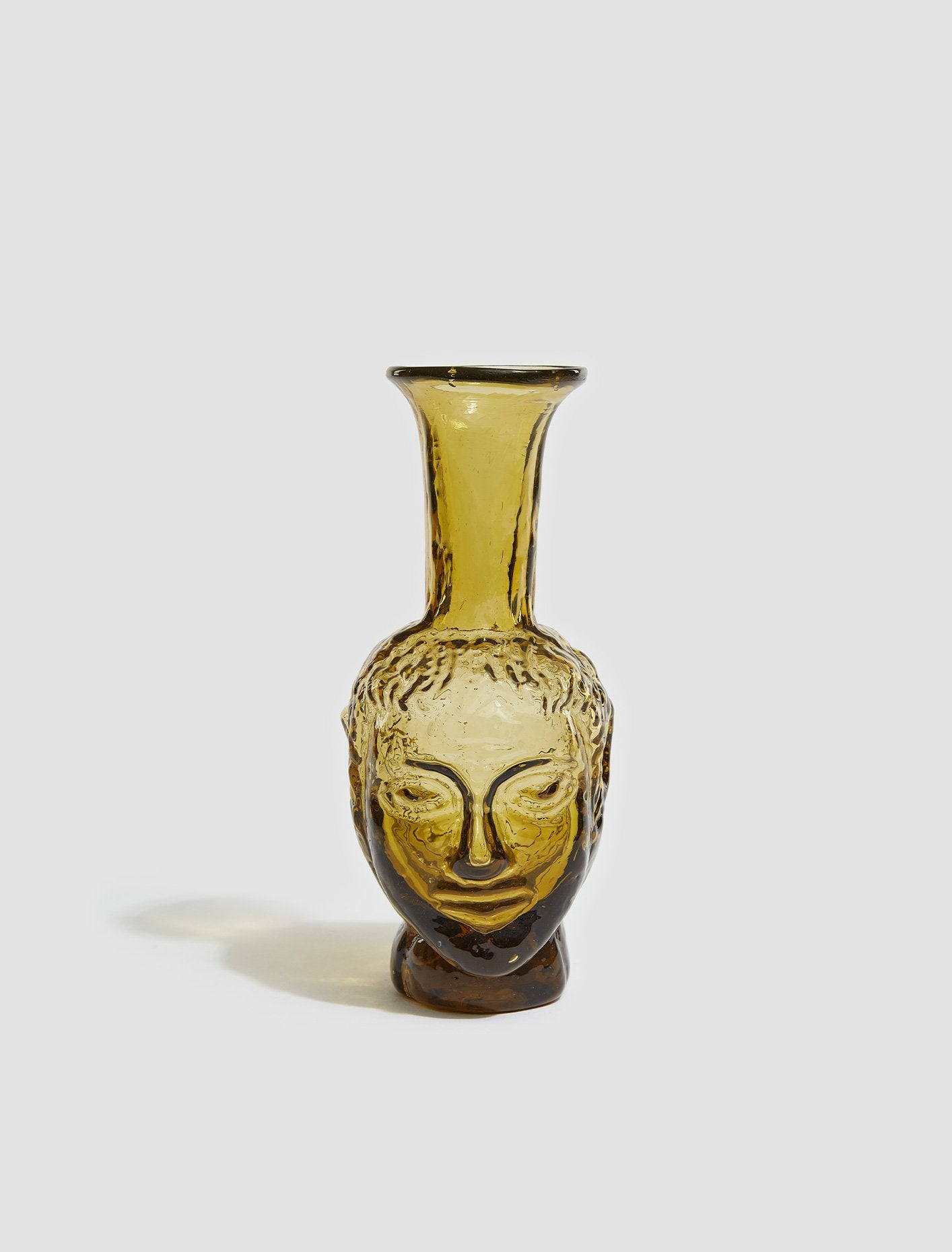 Tête Vase in Yellow