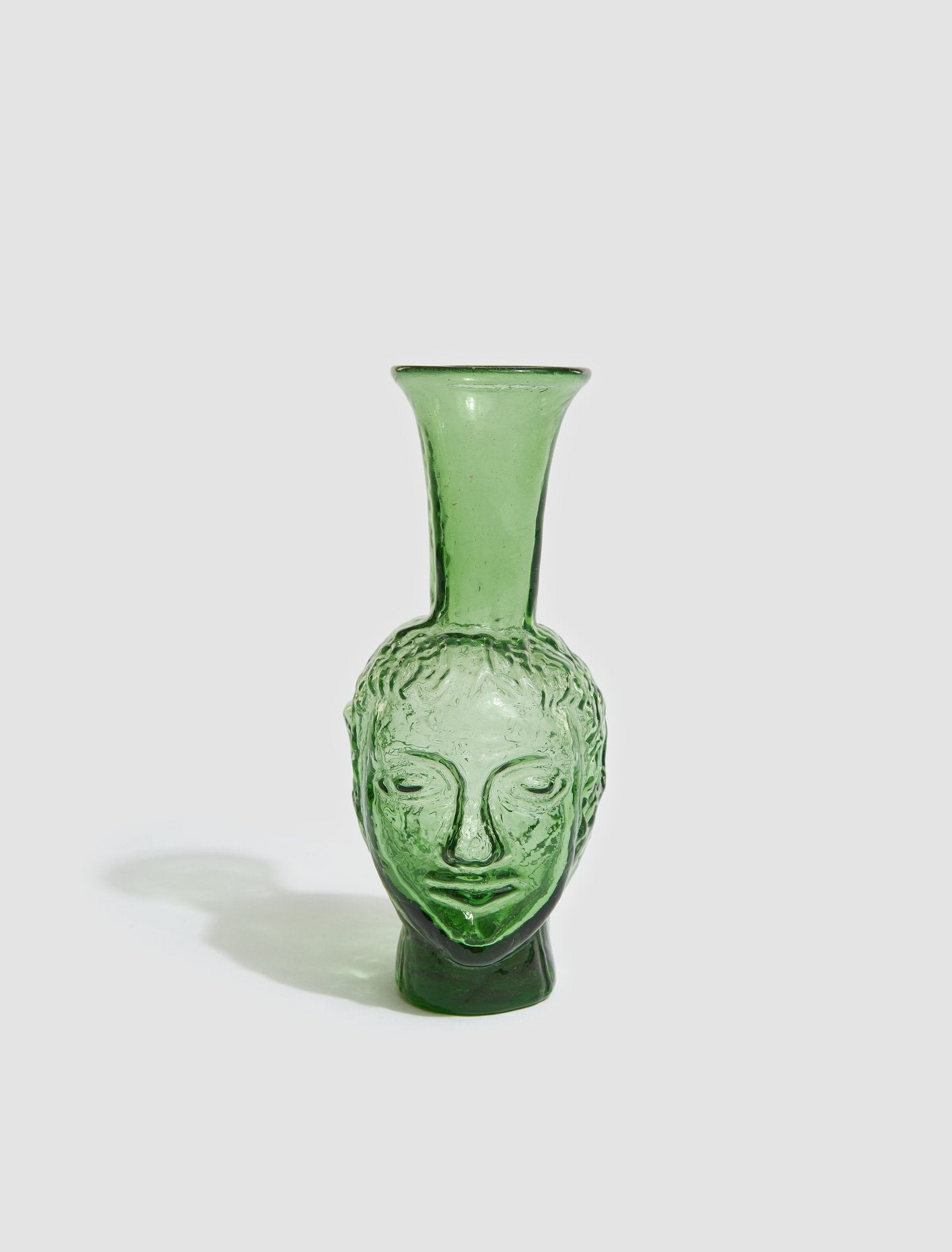 Tête Vase in Green