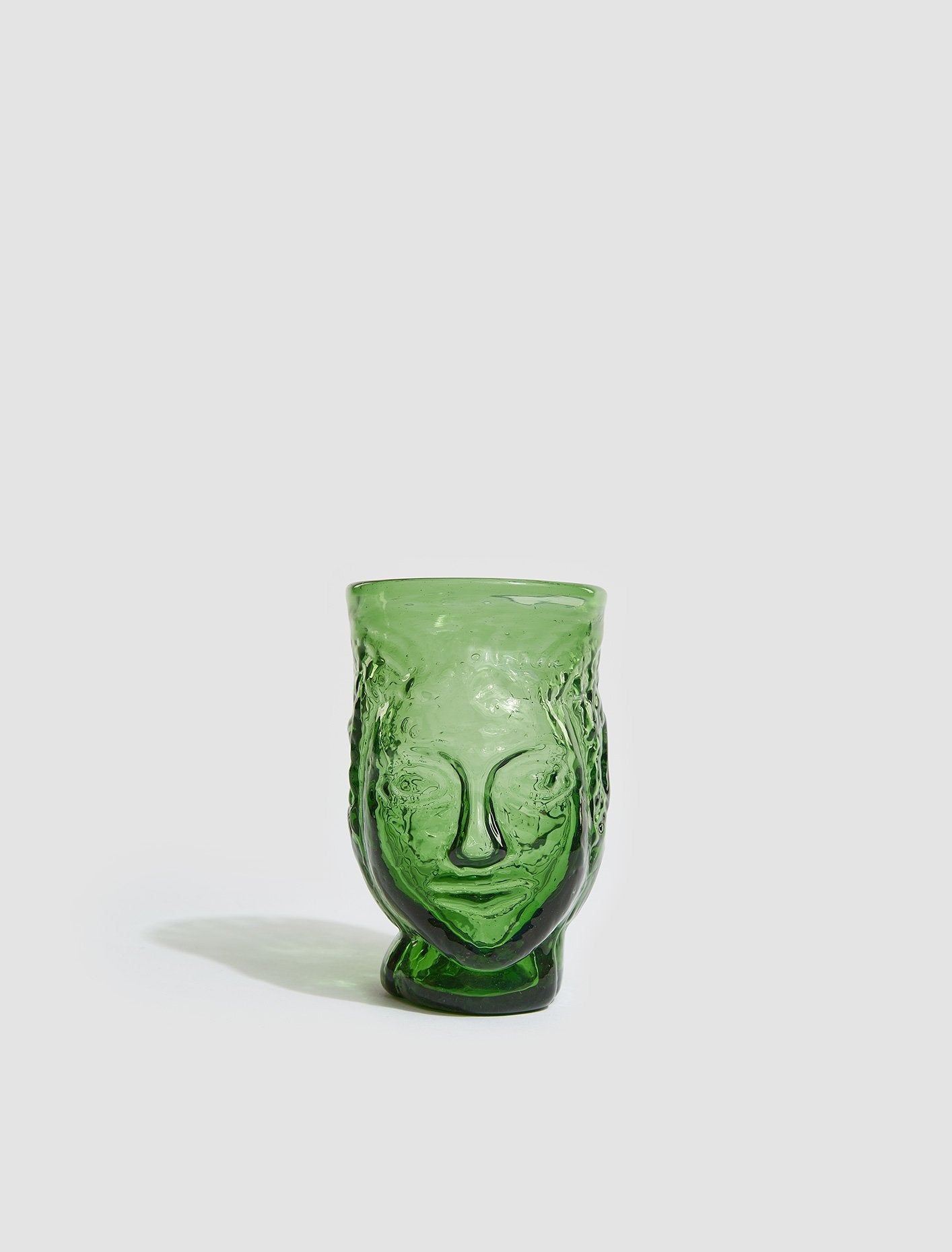 Tête Glass in Green