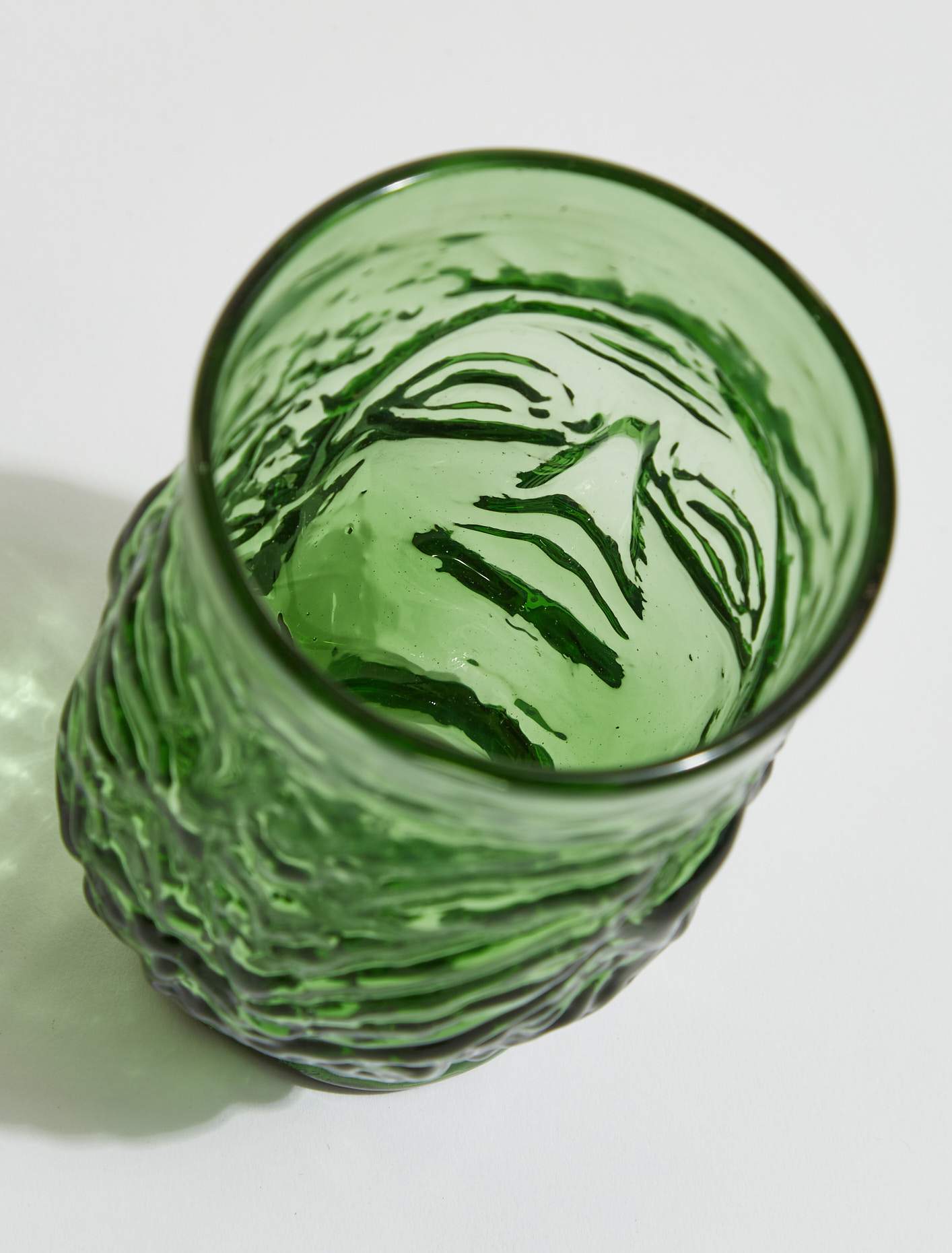 Tête Glass in Green