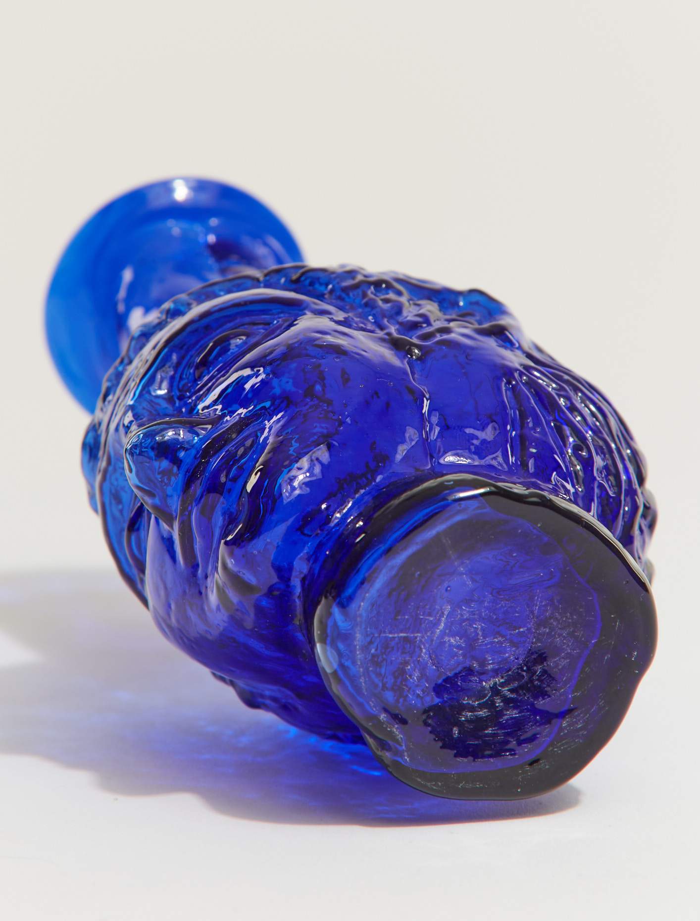 Tête Vase in Blue