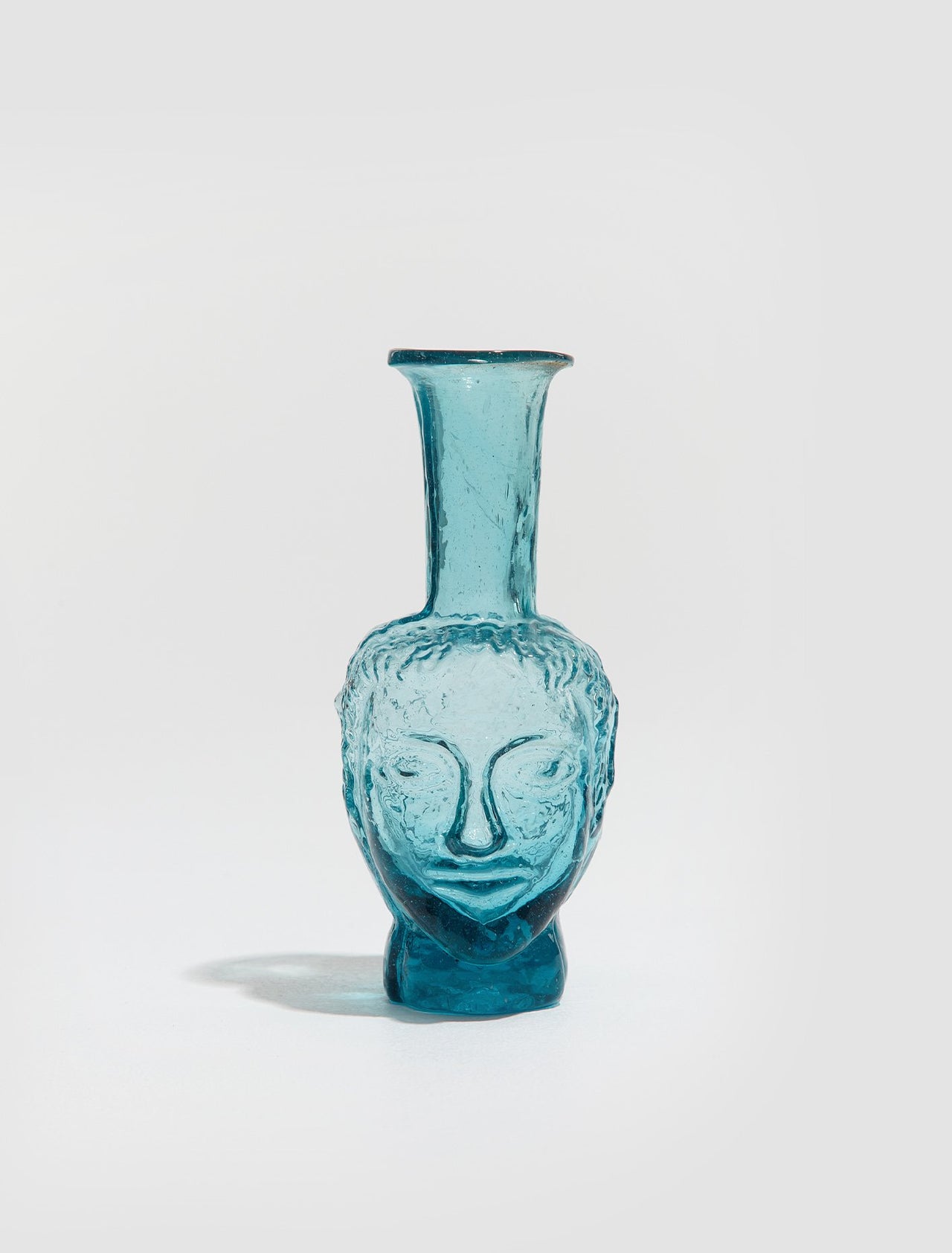 Tête Vase in Turquoise