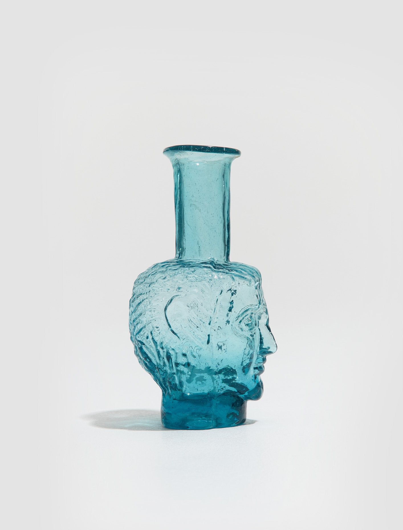 Tête Vase in Turquoise