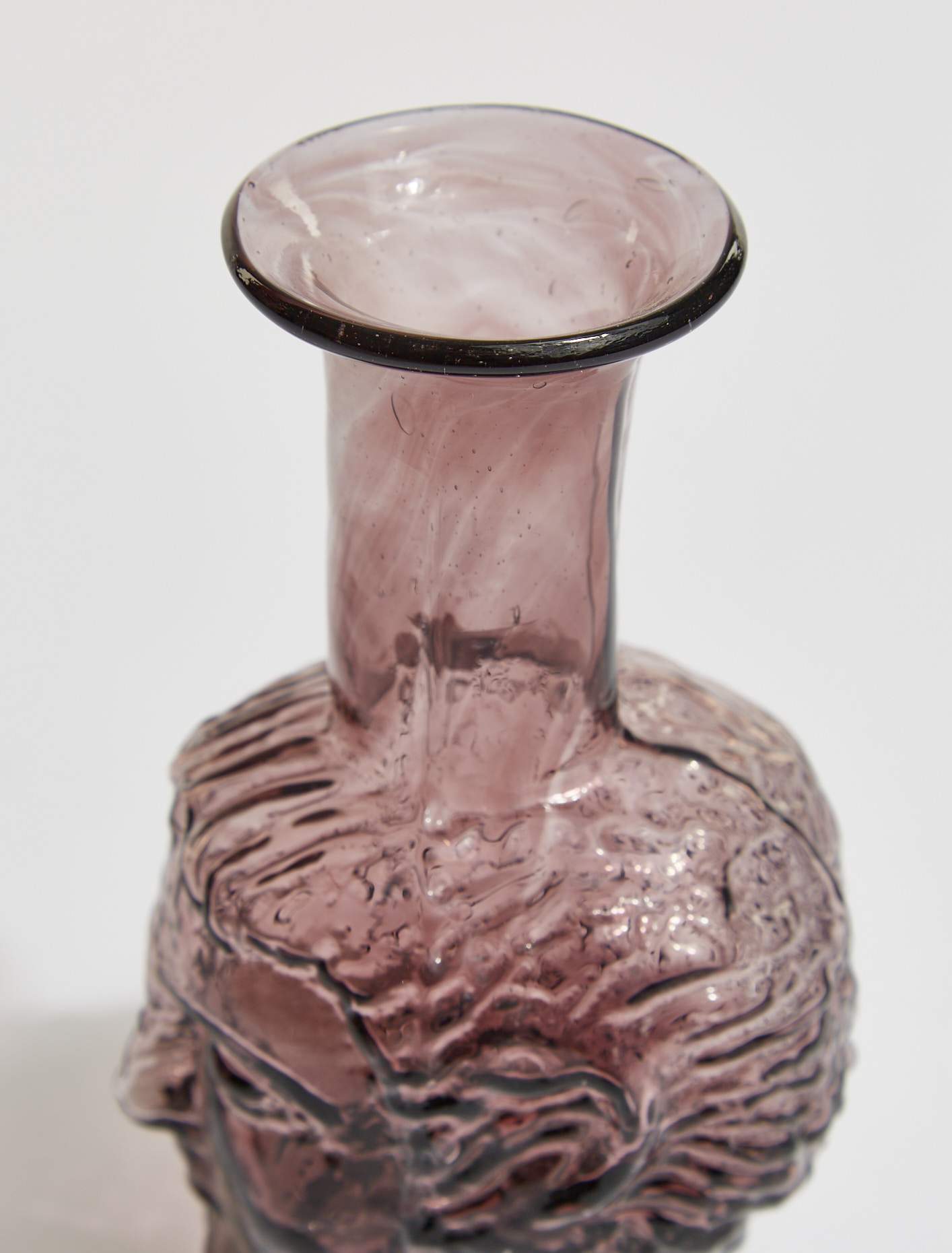 Tête Vase in Purple