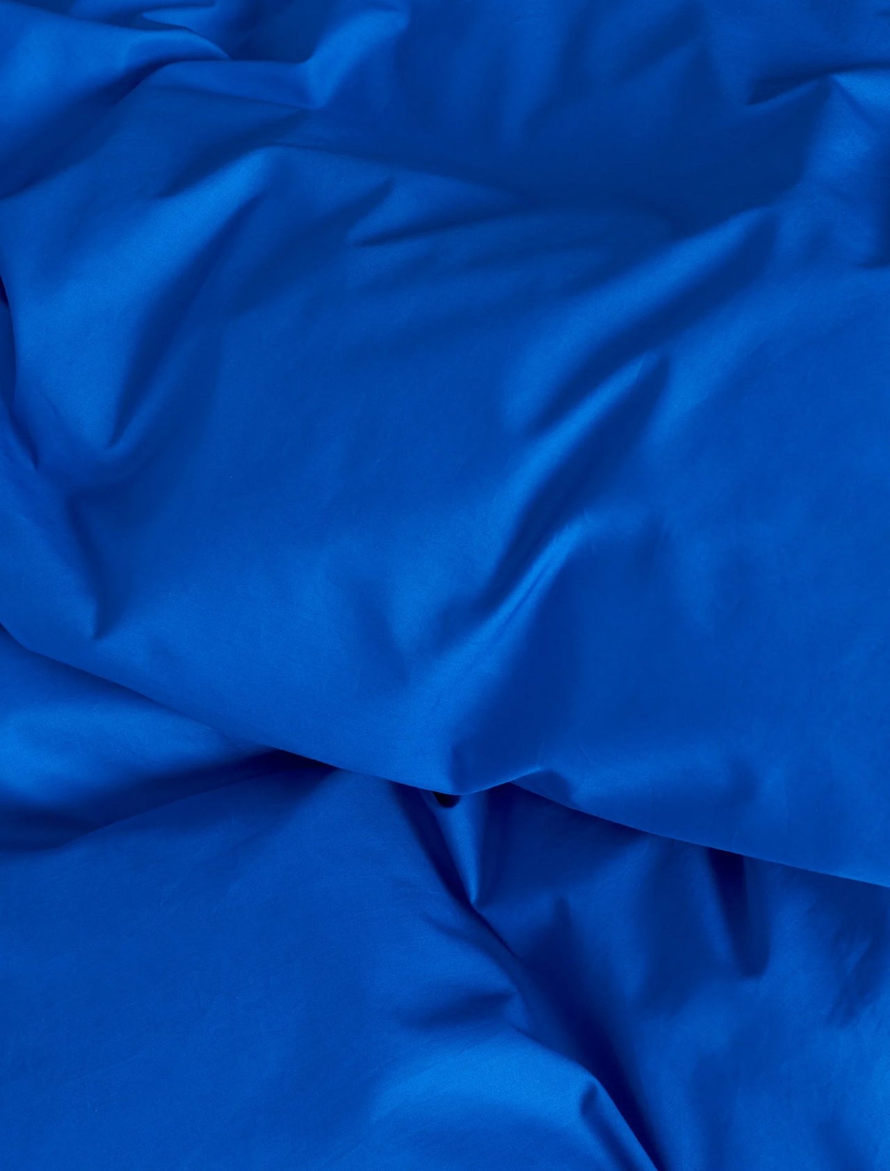 Pure Poplin Duvet Cover in Italian Blue