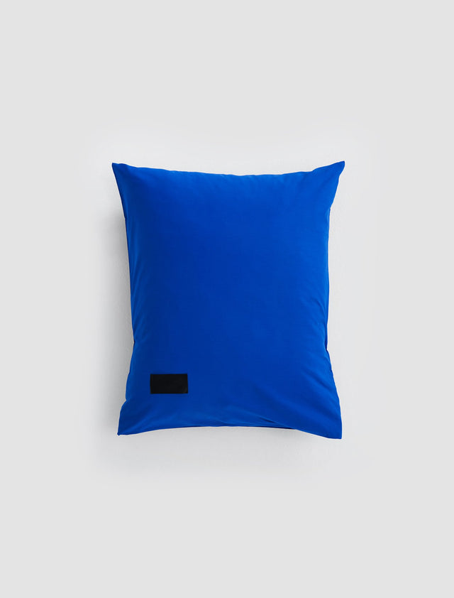 Pure Poplin Pillow Case in Italian Blue