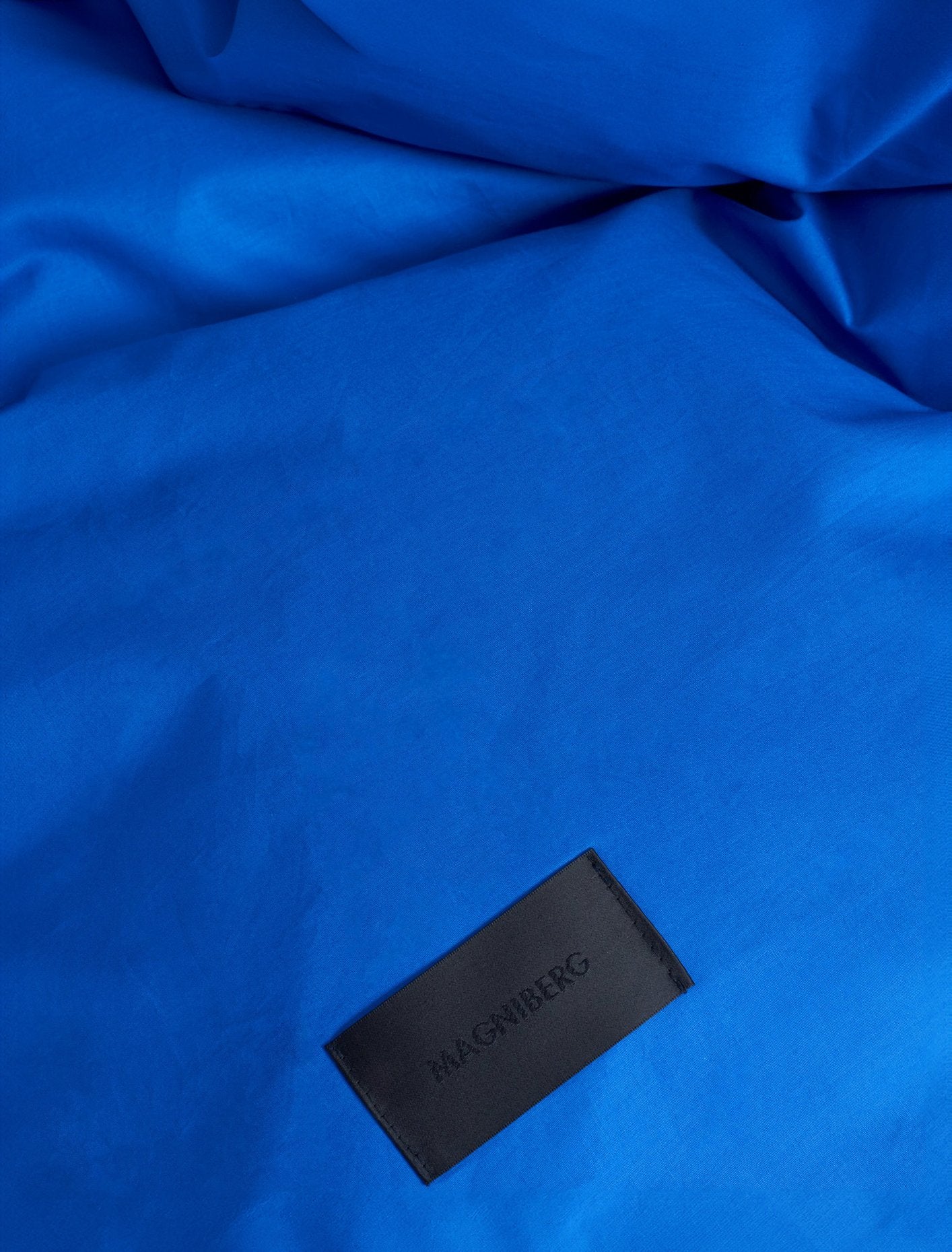 Pure Poplin Pillow Case in Italian Blue