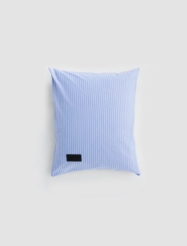 Wall Street Pillow Case in Striped Light Blue