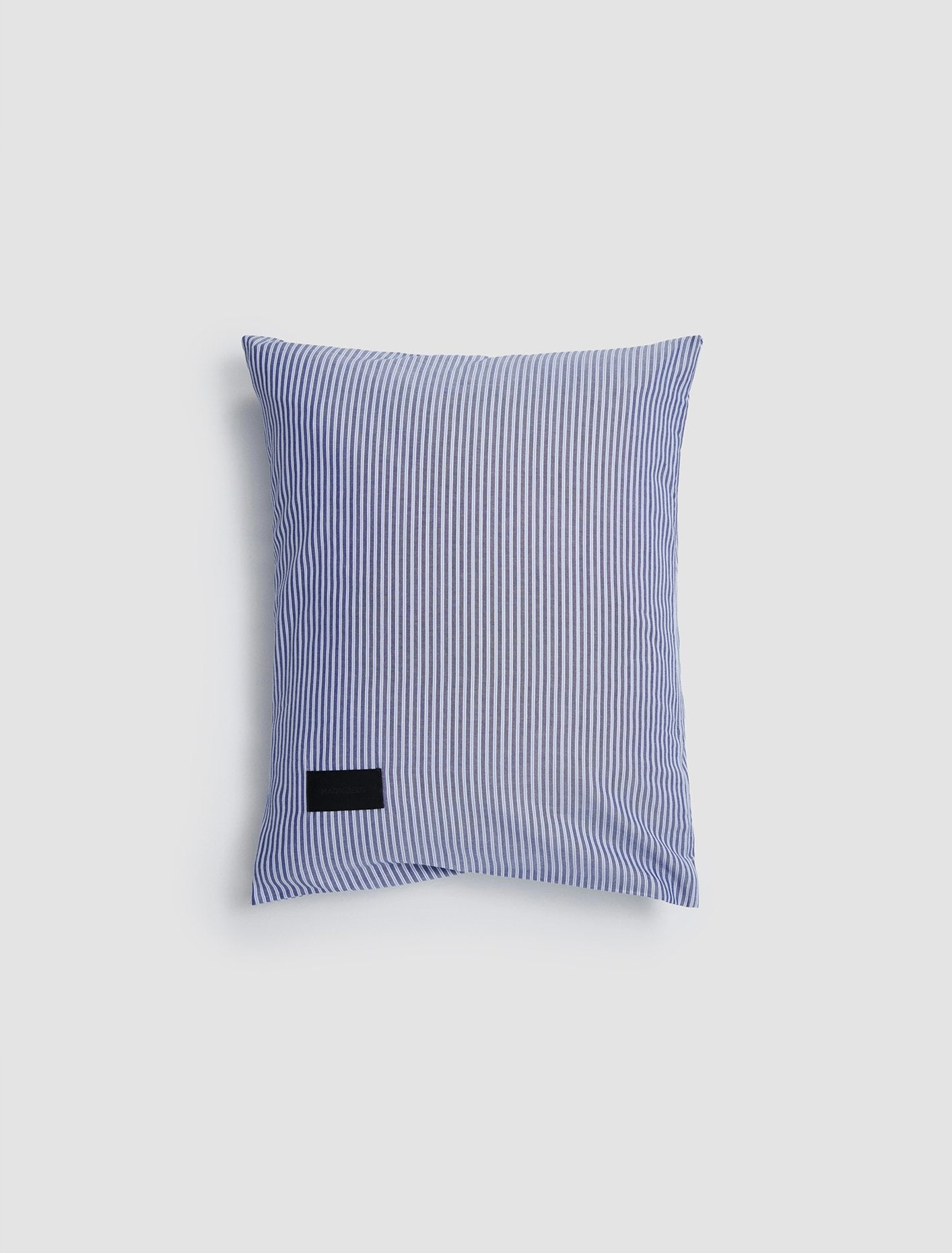 Wall Street Pillow Case in Striped Dark Blue