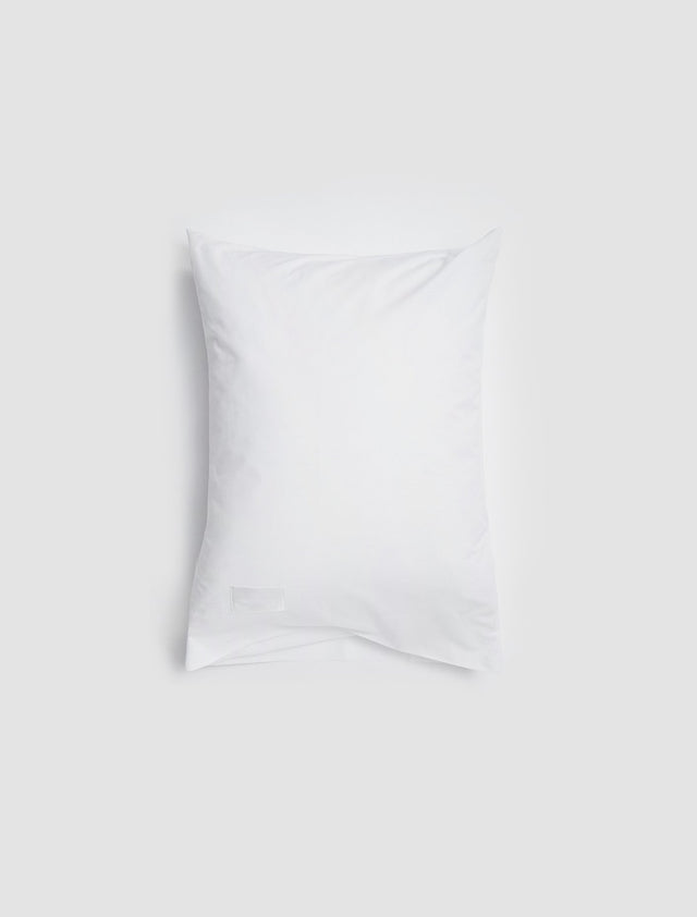 Pure Poplin Pillow Case in White
