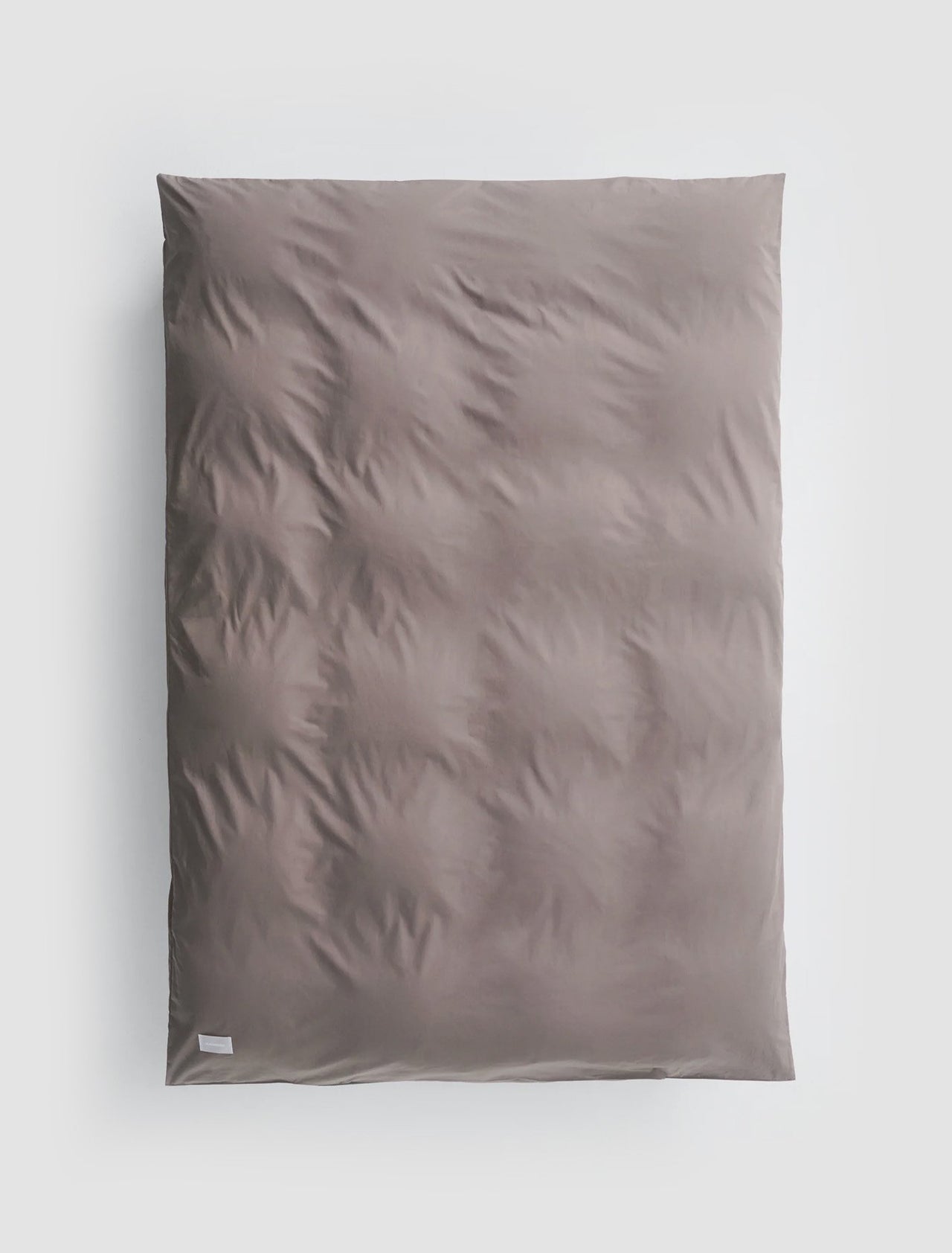 Pure Poplin Duvet Cover in Mud