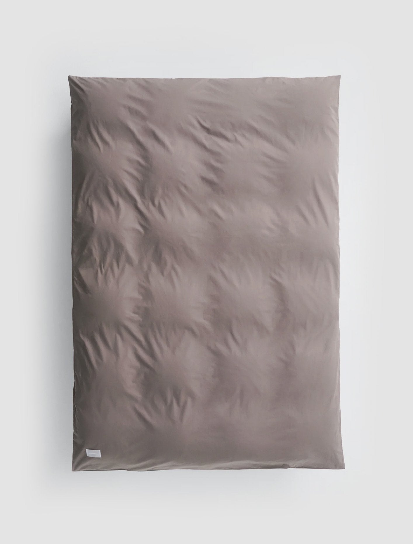 Pure Poplin Duvet Cover in Mud