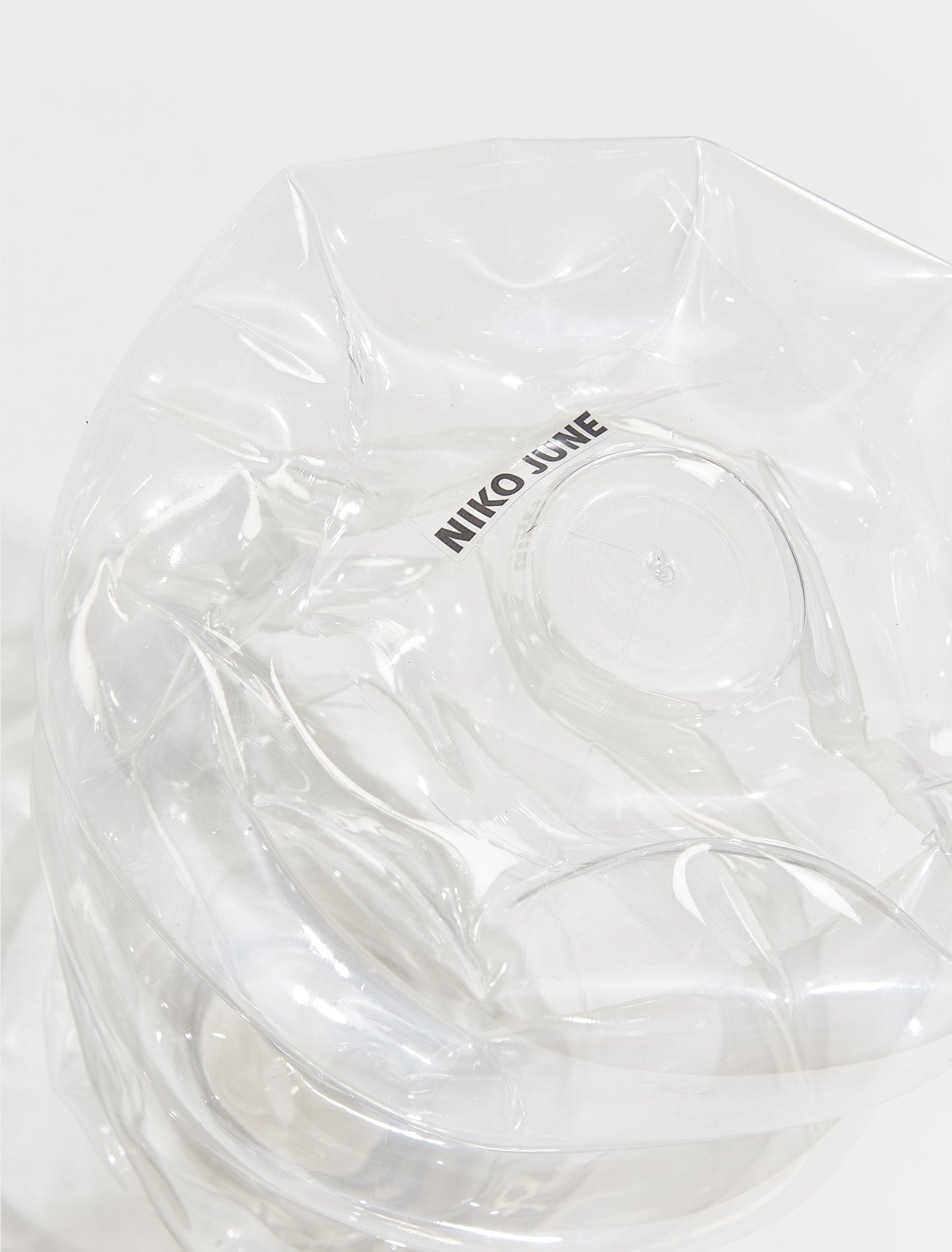 Eros Torso 20 Vase in Clear