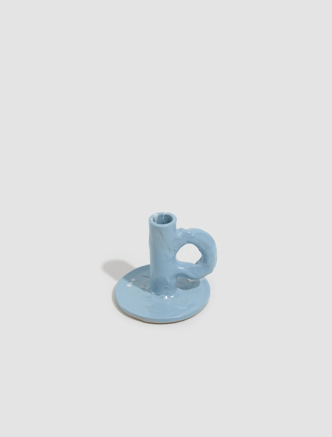 Studio Candlestick in Light Blue