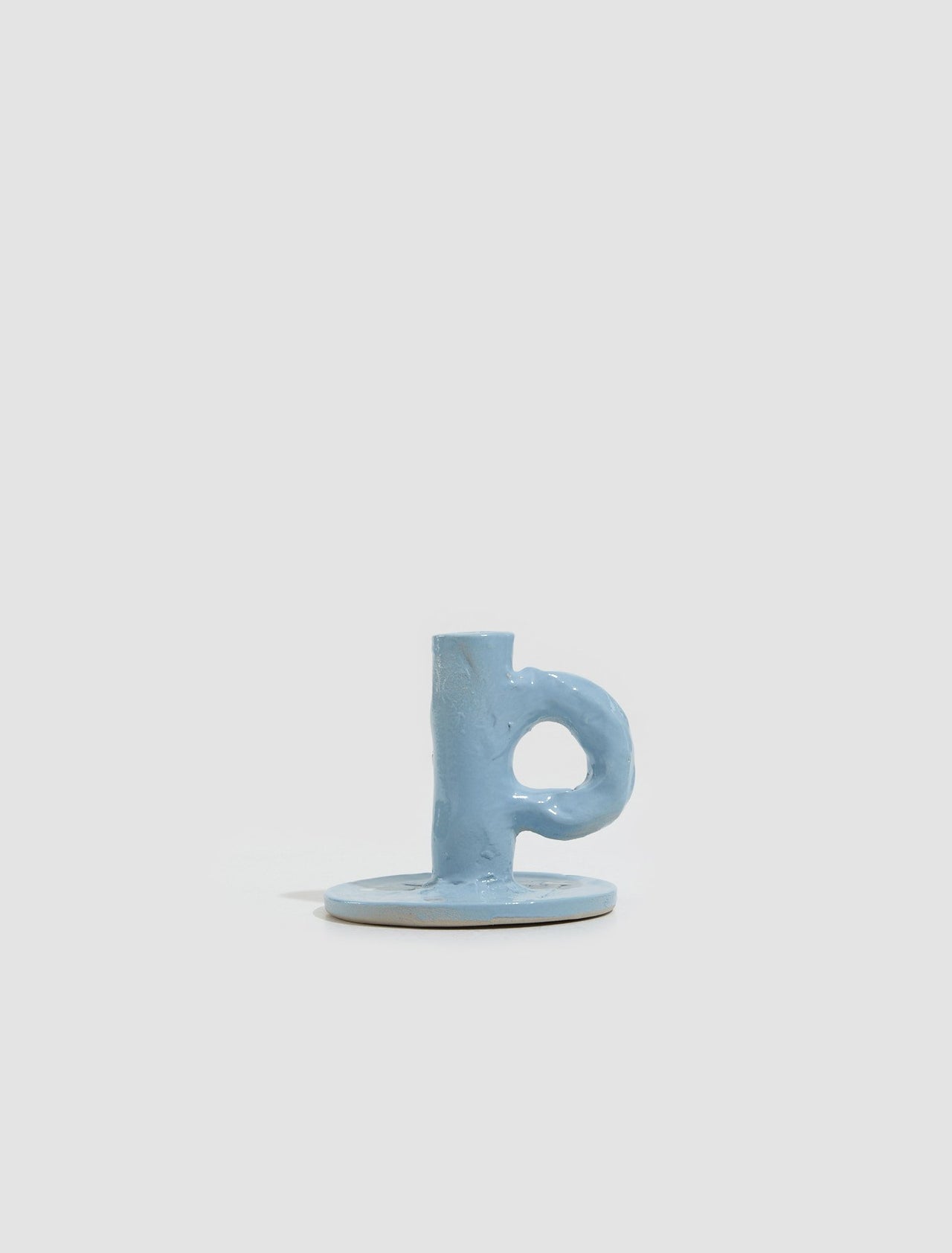 Studio Candlestick in Light Blue