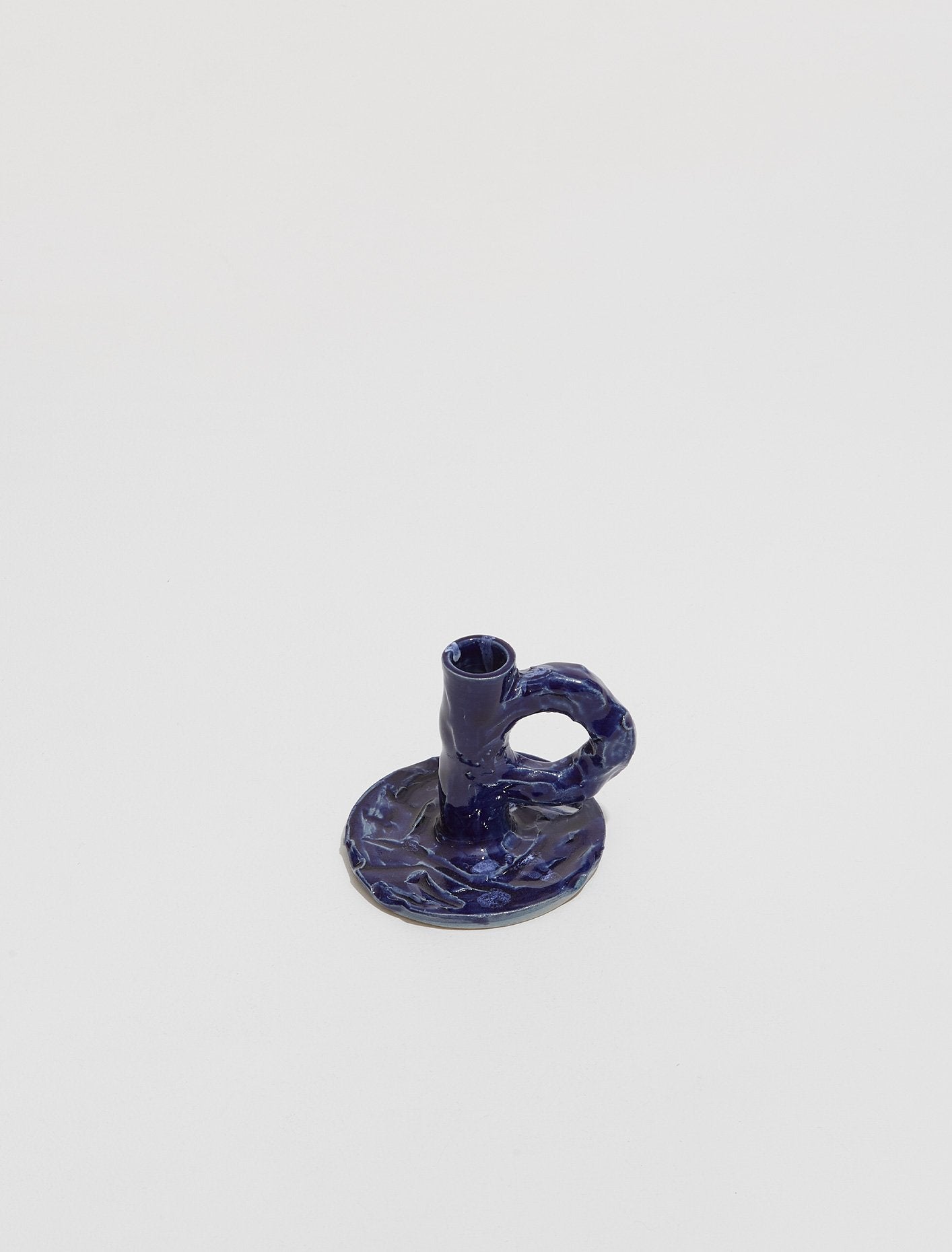 Studio Candlestick in Dark Blue