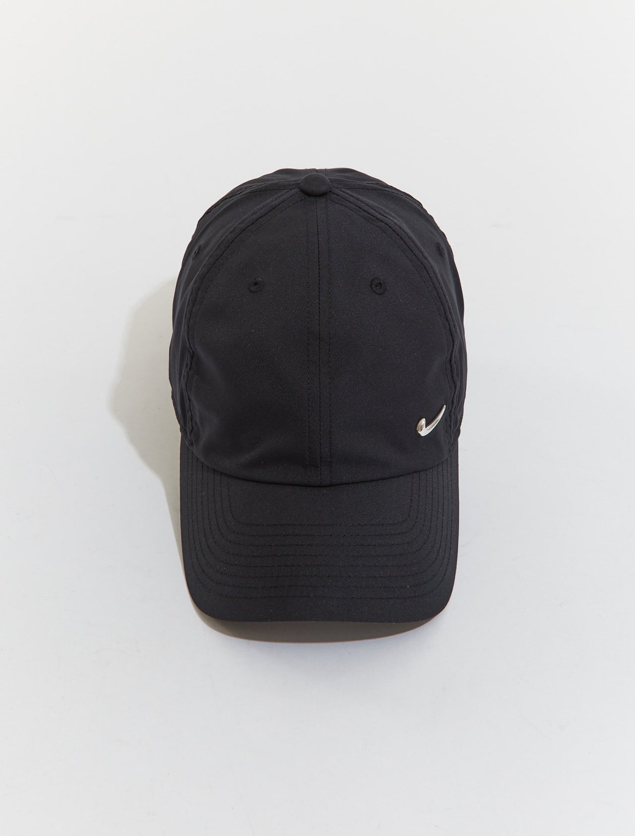 Heritage 86 Cap with Metal Swoosh in Black