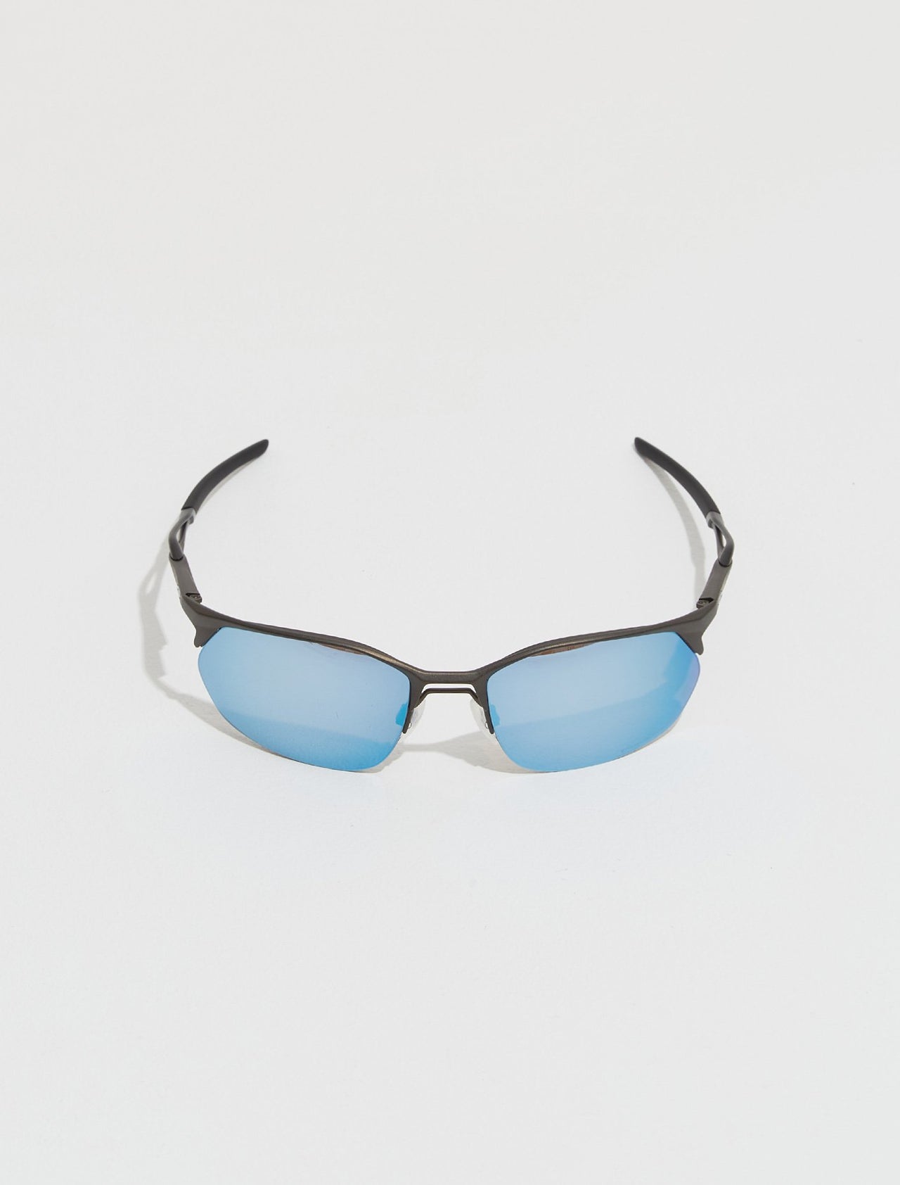 Wire Tap 2.0 in Satin Lead with Prizm Deep Water Polarized Lenses