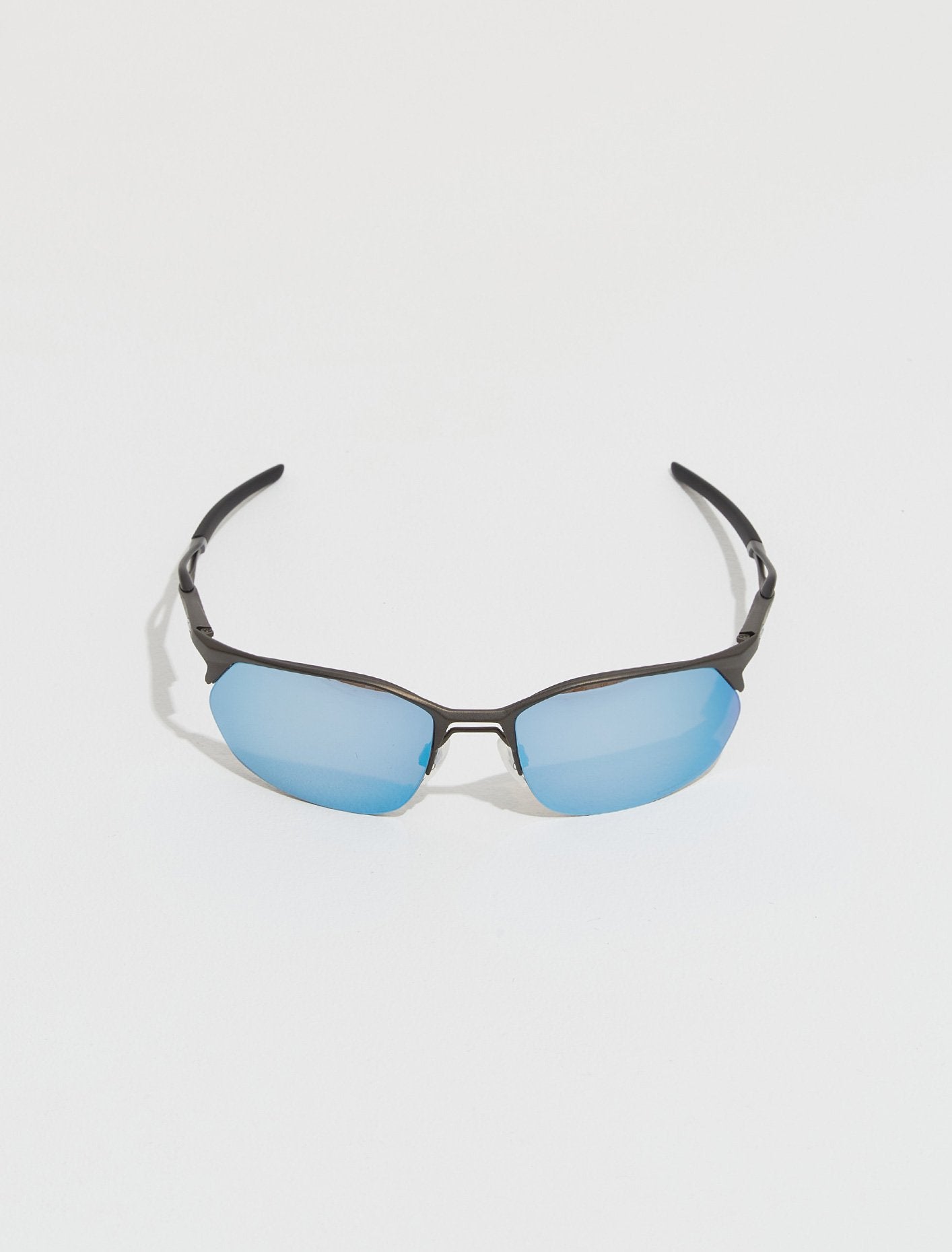 Wire Tap 2.0 in Satin Lead with Prizm Deep Water Polarized Lenses