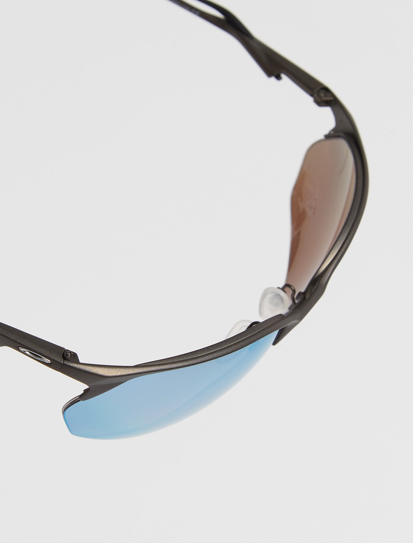 Wire Tap 2.0 in Satin Lead with Prizm Deep Water Polarized Lenses