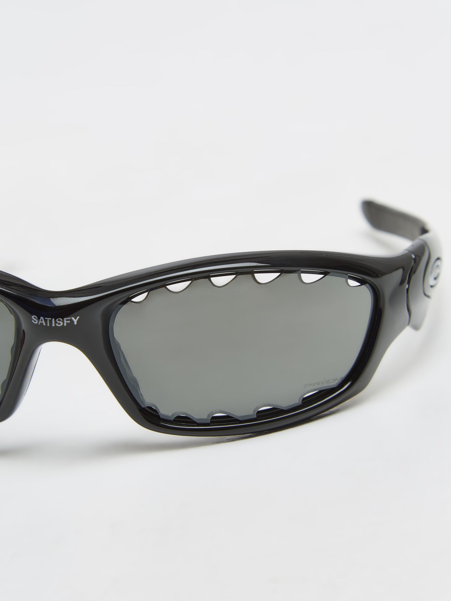 x Satisfy Straight Jacket in Black with Prizm Black Lenses