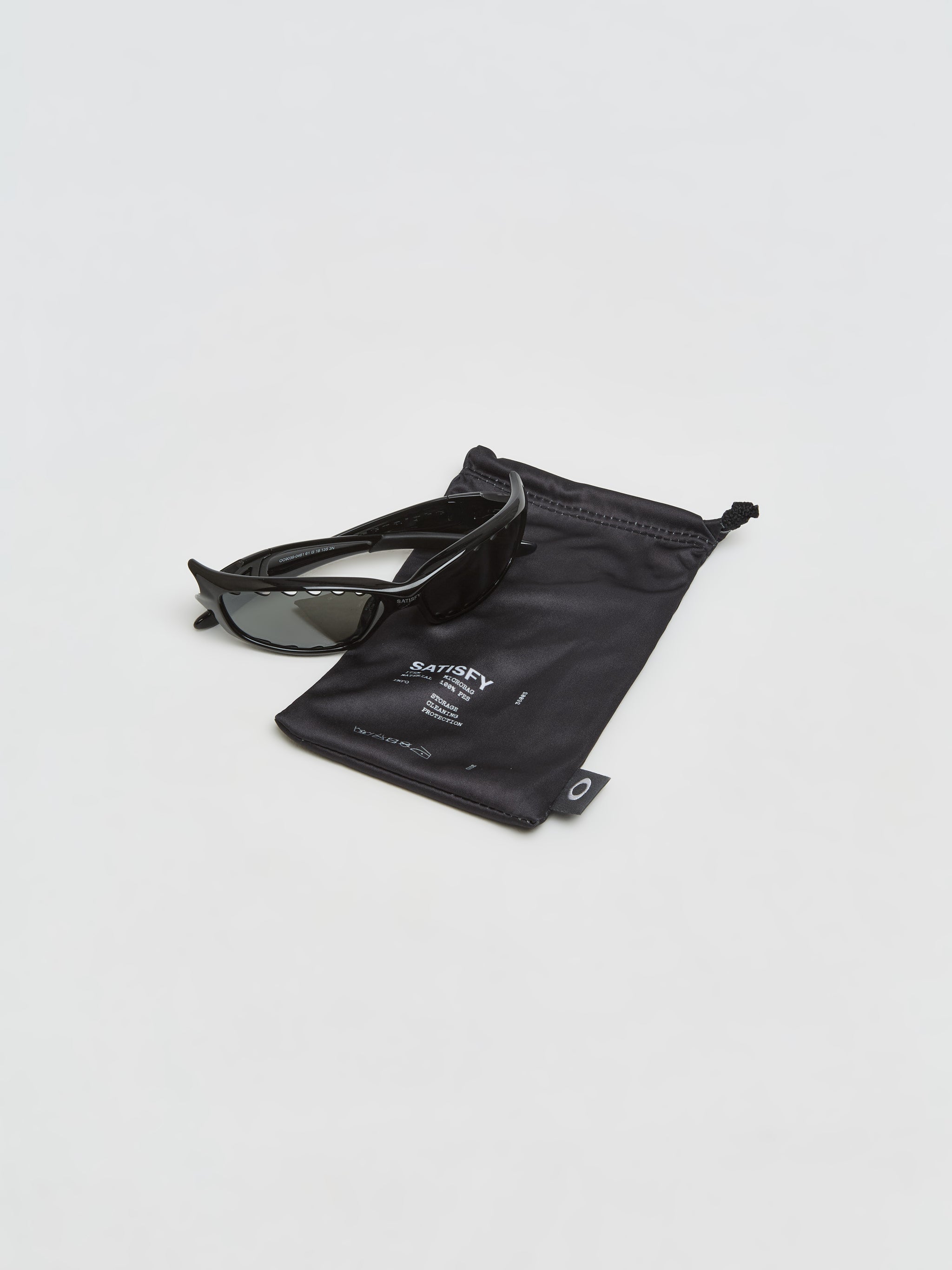 x Satisfy Straight Jacket in Black with Prizm Black Lenses