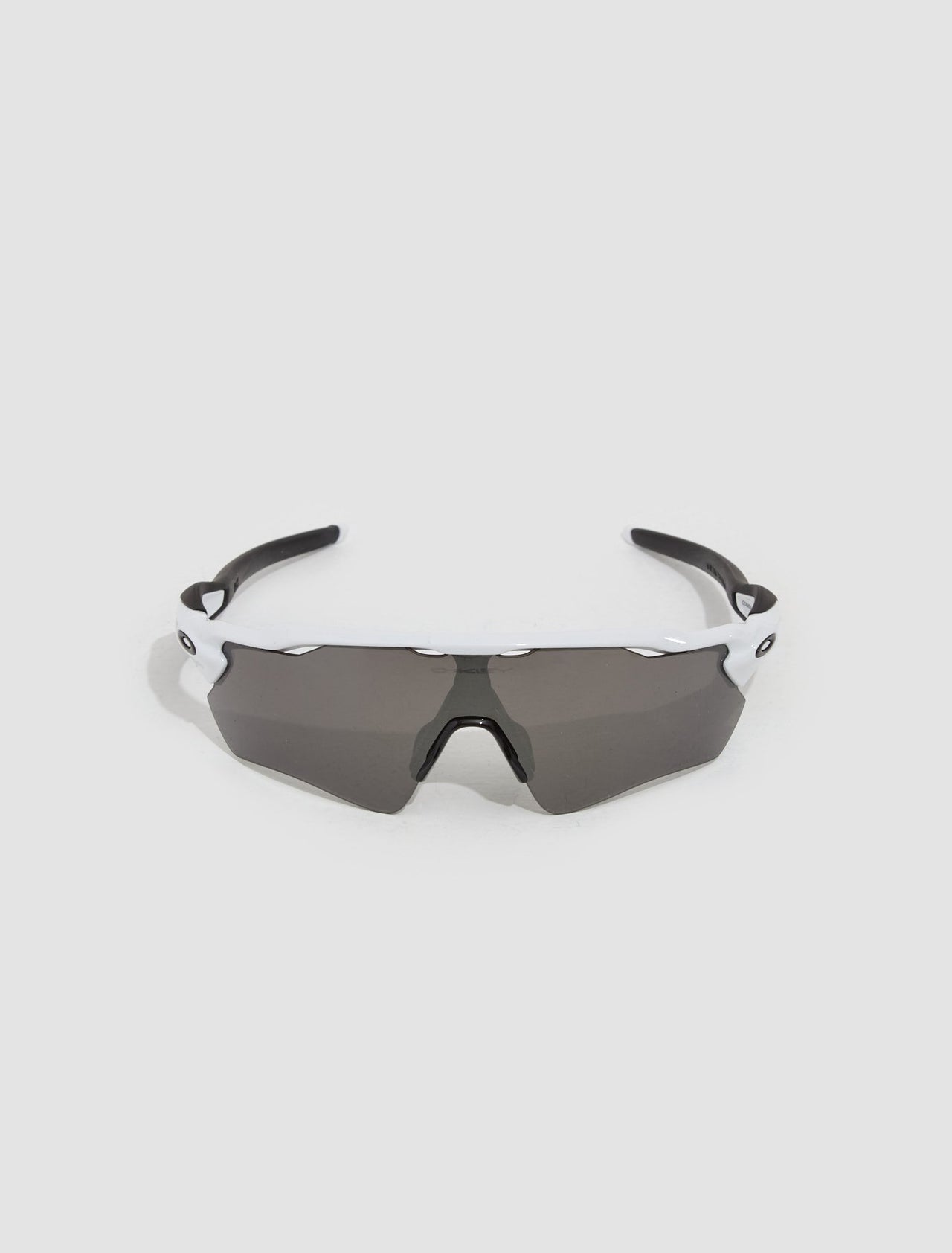 Radar EV Path in Polished White with Prizm Black Polarized Lenses