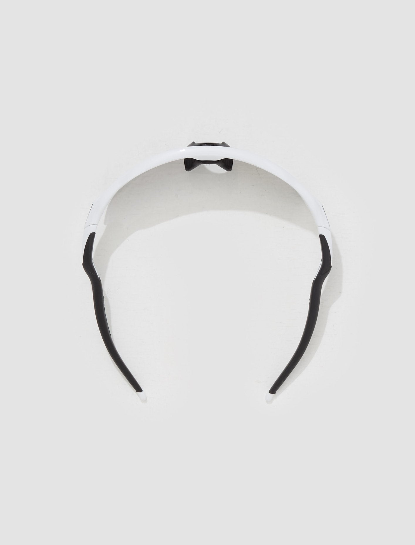 Radar EV Path in Polished White with Prizm Black Polarized Lenses