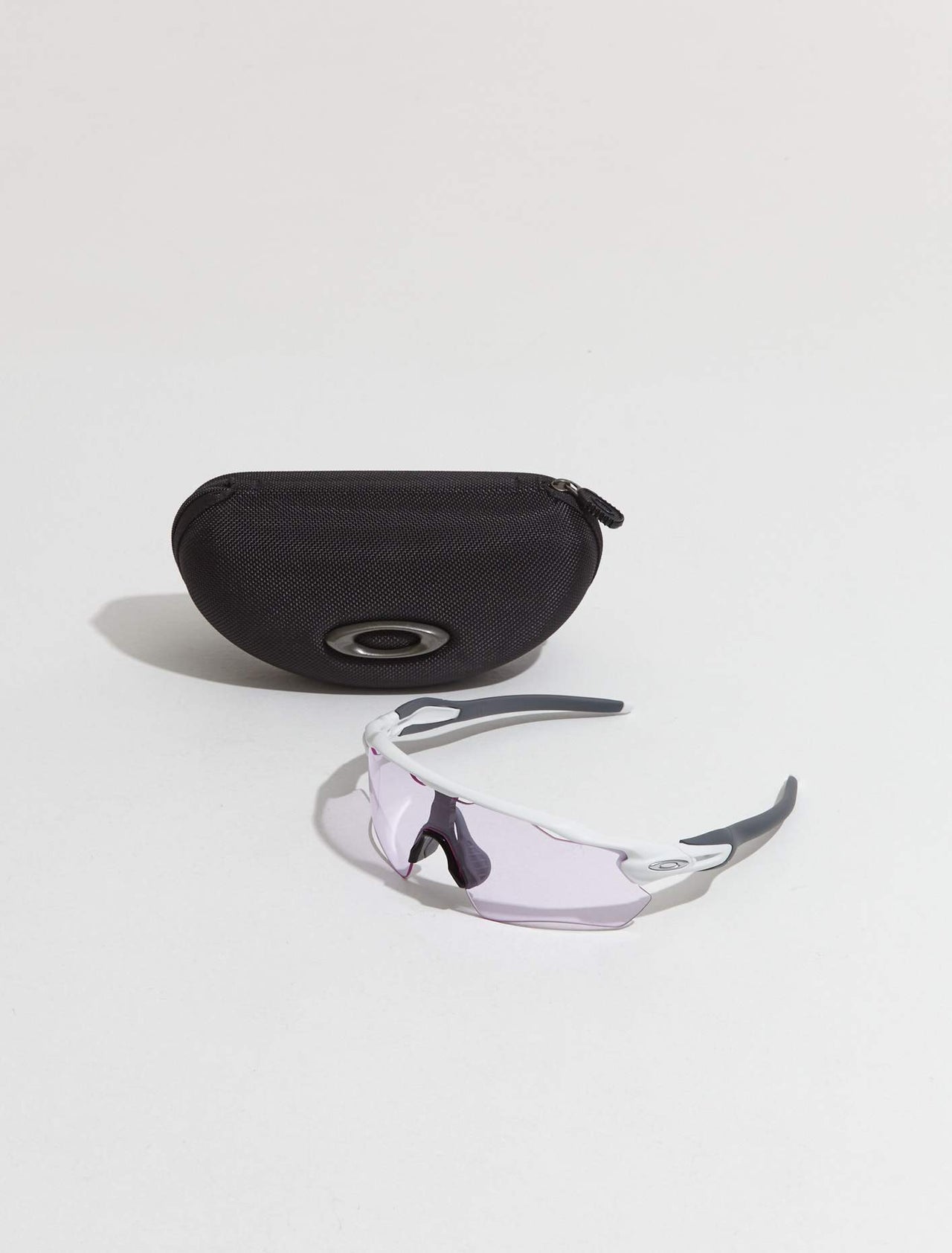 Radar EV Path in Matte White with Prizm Low Light Lenses