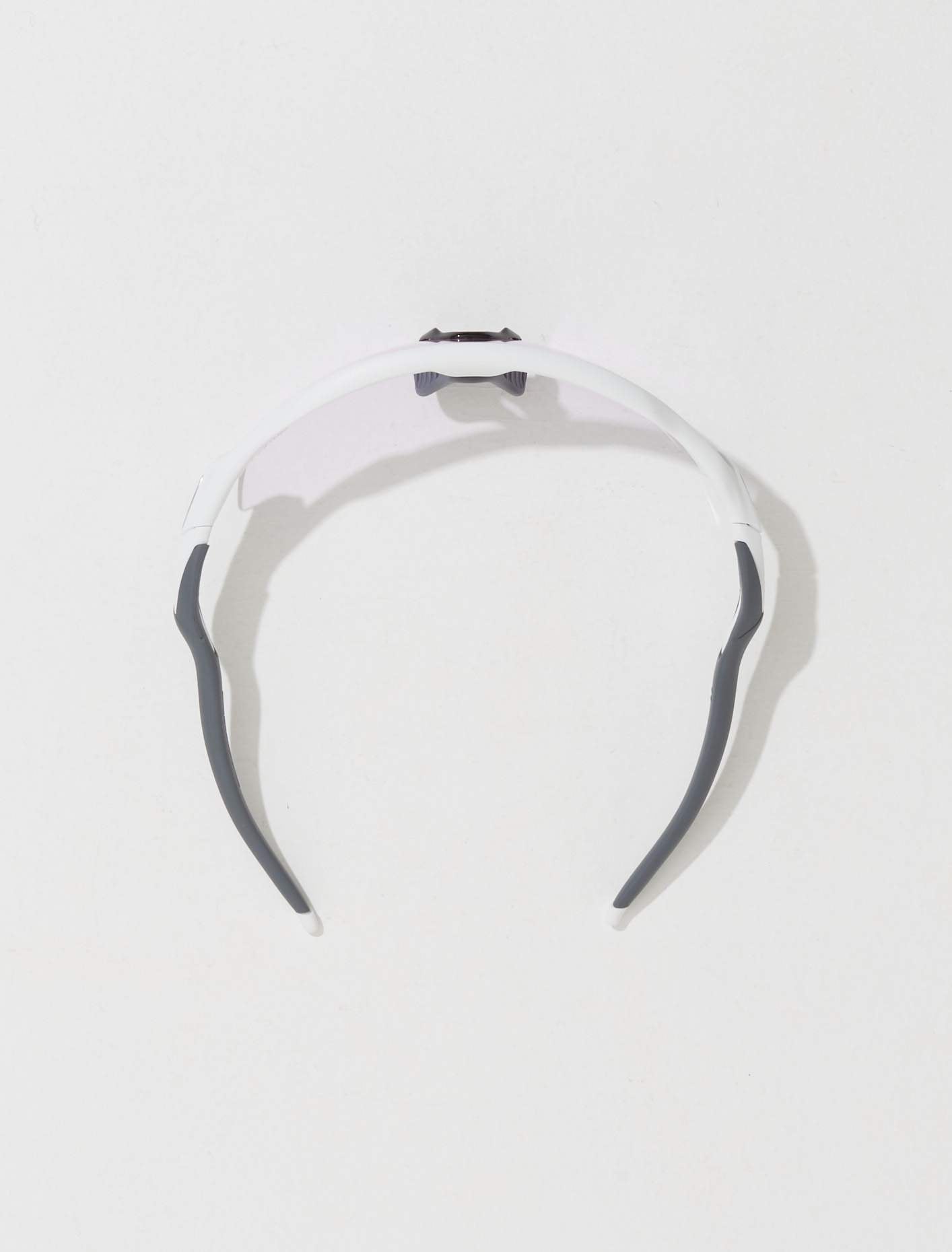 Radar EV Path in Matte White with Prizm Low Light Lenses