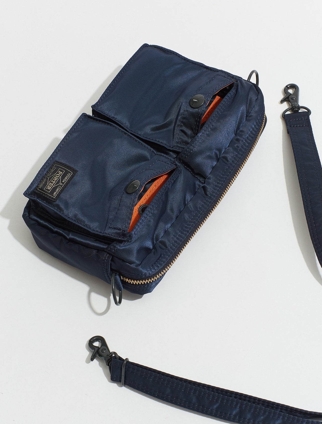 Tanker Shoulder Bag in Iron Blue