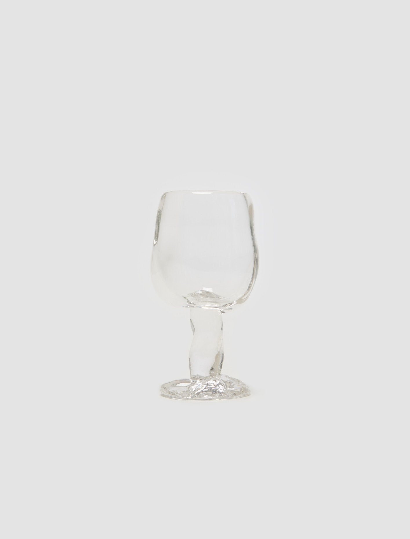 Addled Wine Glass Large in Clear