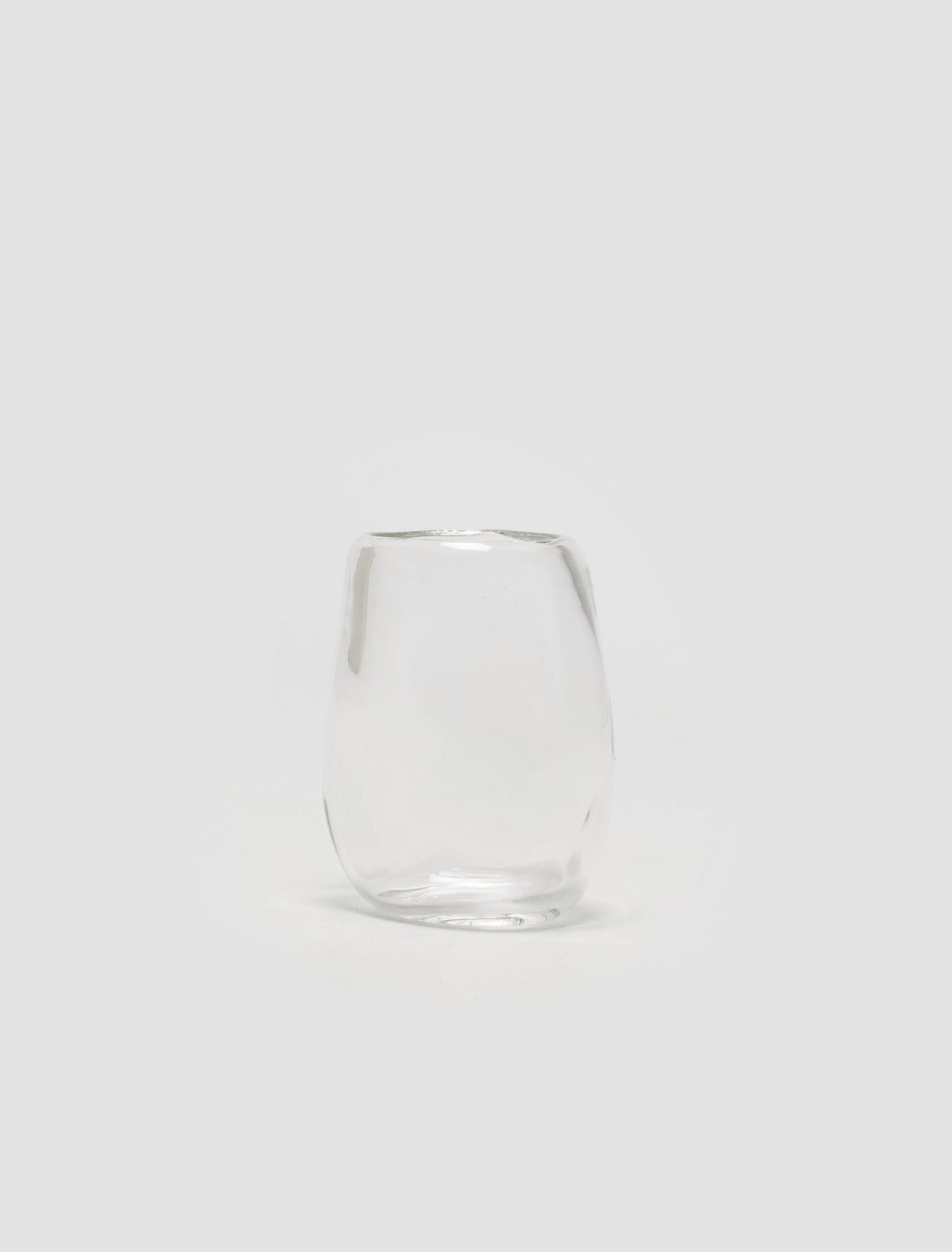 Addled Water Glass Small in Clear