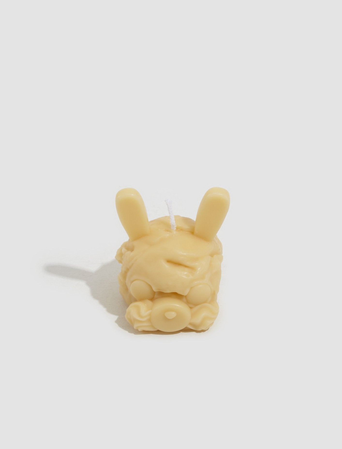 Cool Bunny Candle in Beige