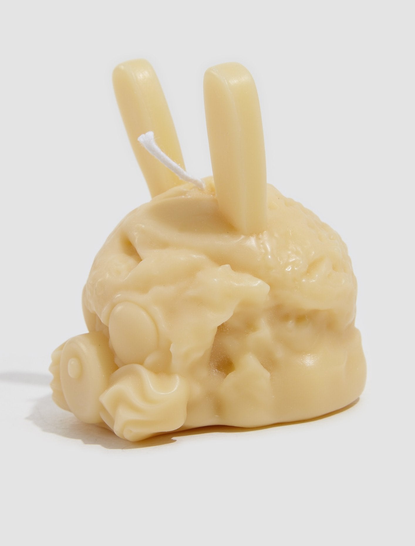 Cool Bunny Candle in Beige