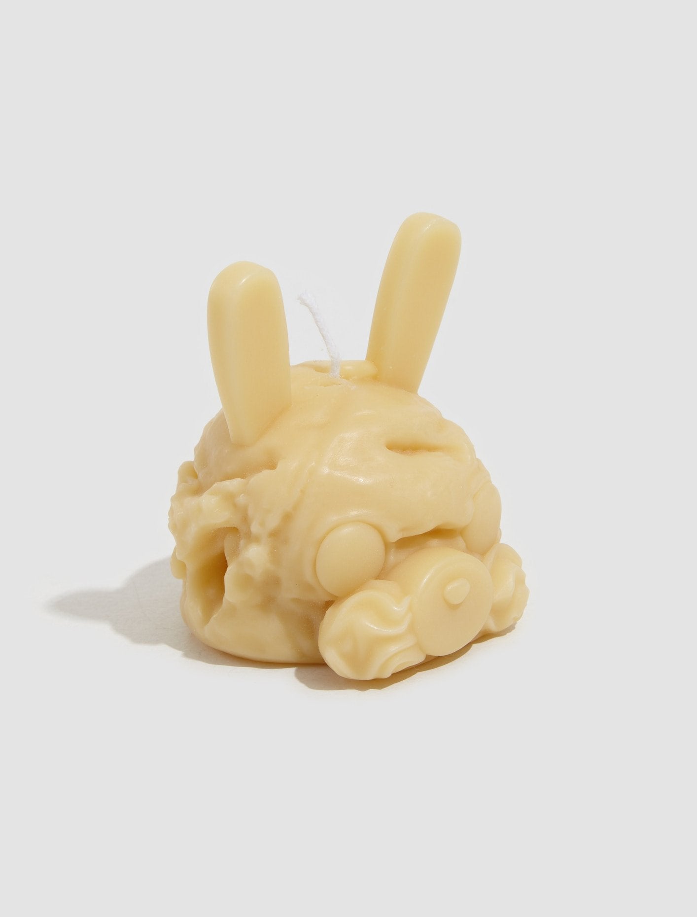 Cool Bunny Candle in Beige