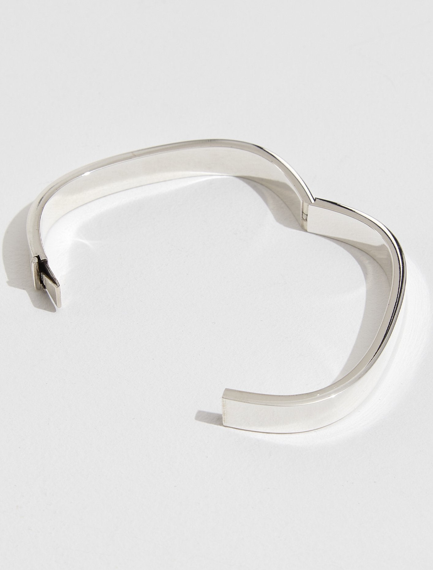 21.5g Sterling Silver (925) Square Bangle Bracelet