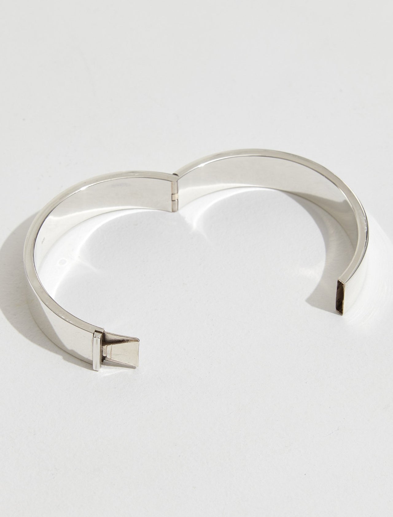 26.5g Sterling Silver (925) Round Bangle Bracelet