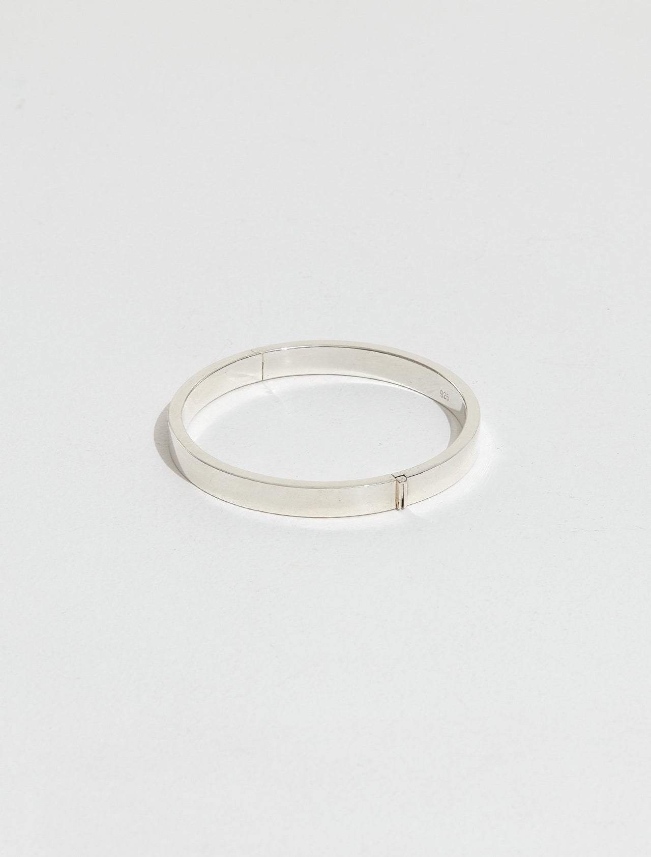 16.5g Sterling Silver (925) Round Bangle Bracelet