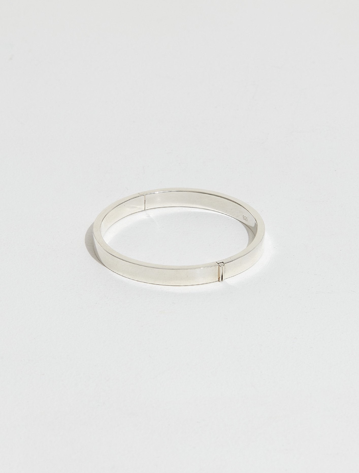 16.5g Sterling Silver (925) Round Bangle Bracelet