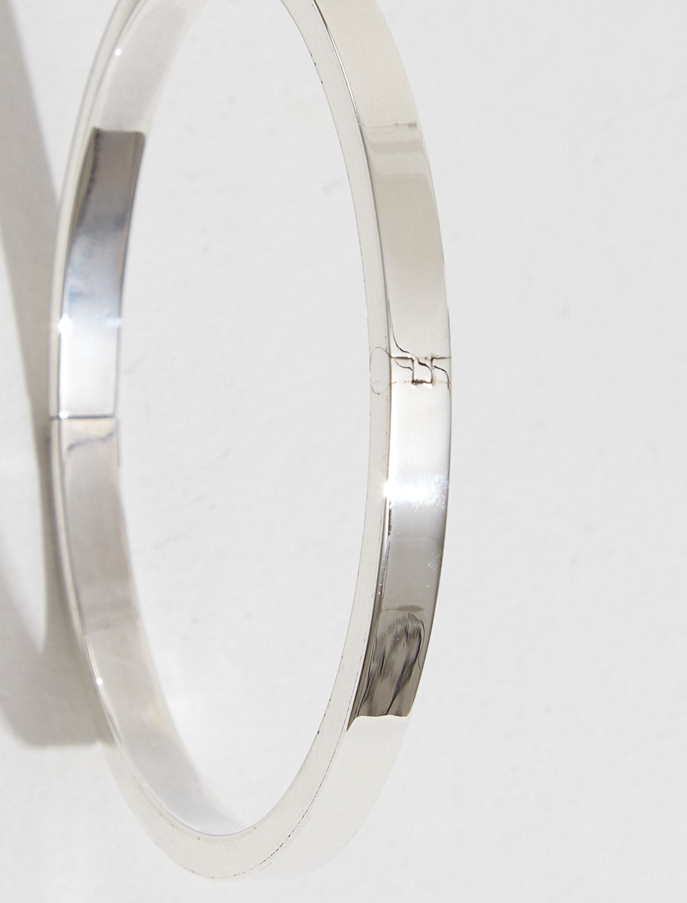 17g Sterling Silver (925) Round Bangle Bracelet